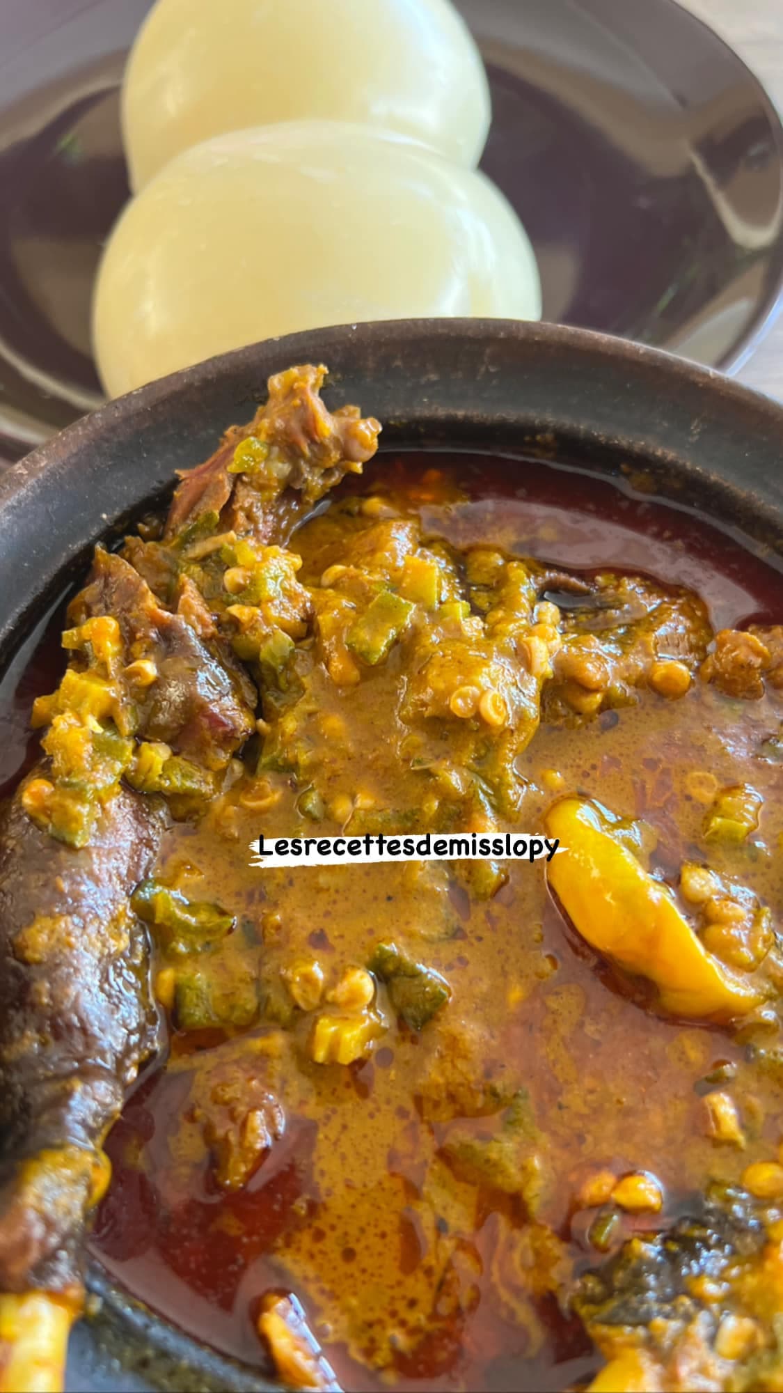 Sauce graine feat gombo frais