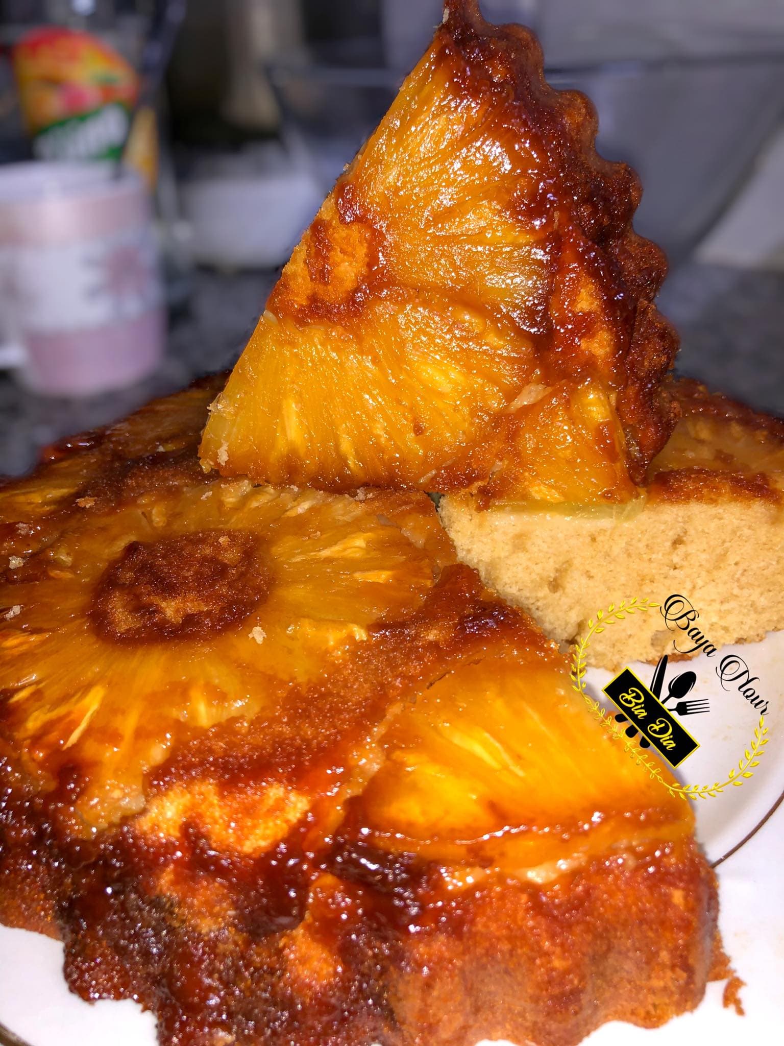 Gâteau renversé à l'ananas caramélisé : recette