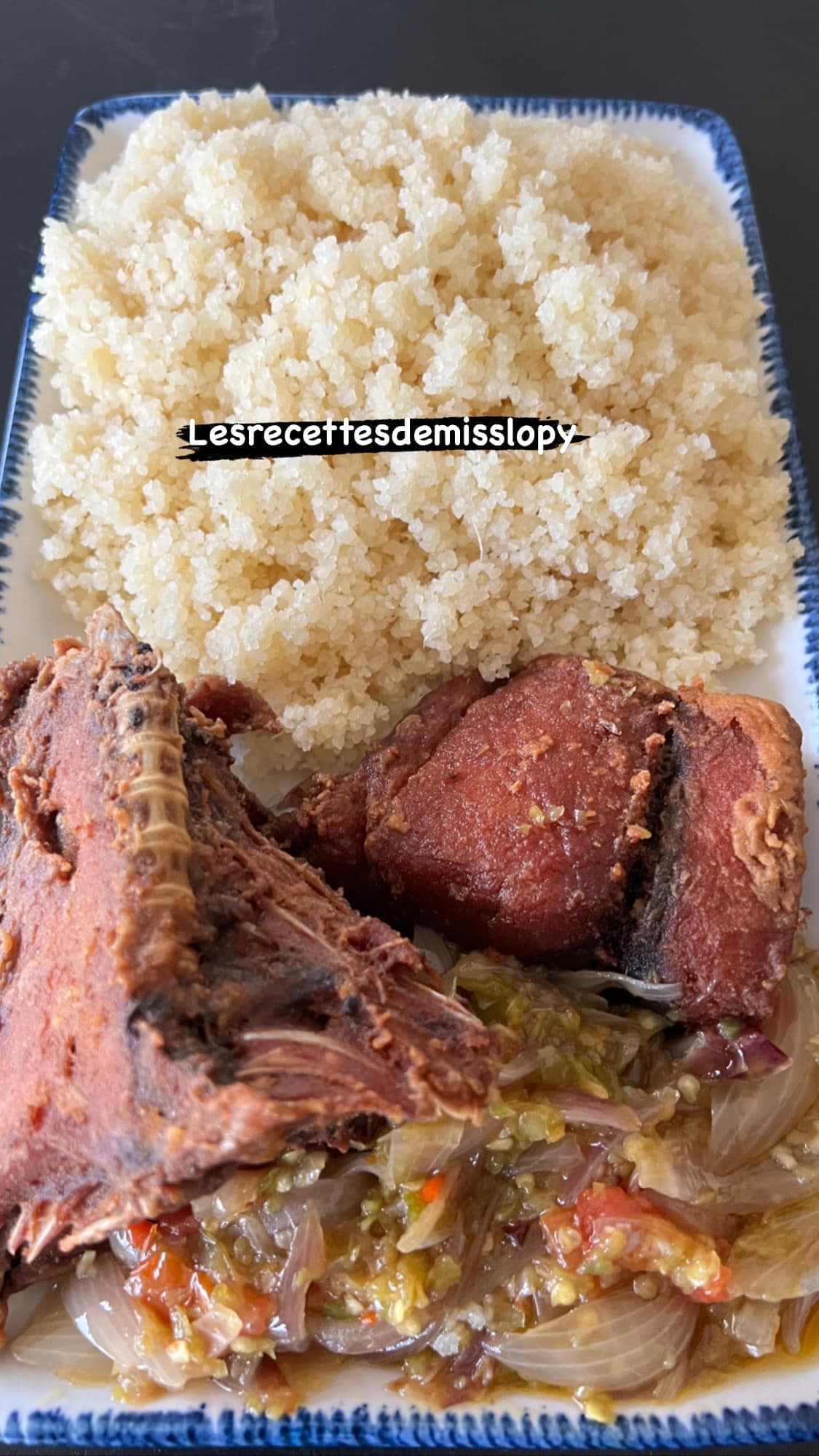 Garba attiéké poisson frit : recette ivoirienne