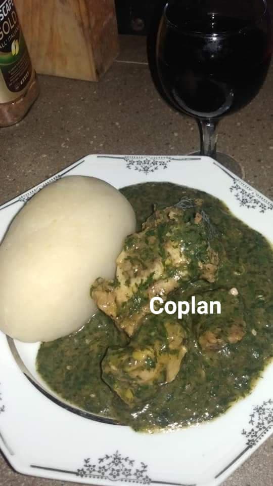 Foufou frais et sauce keleng keleng : recette