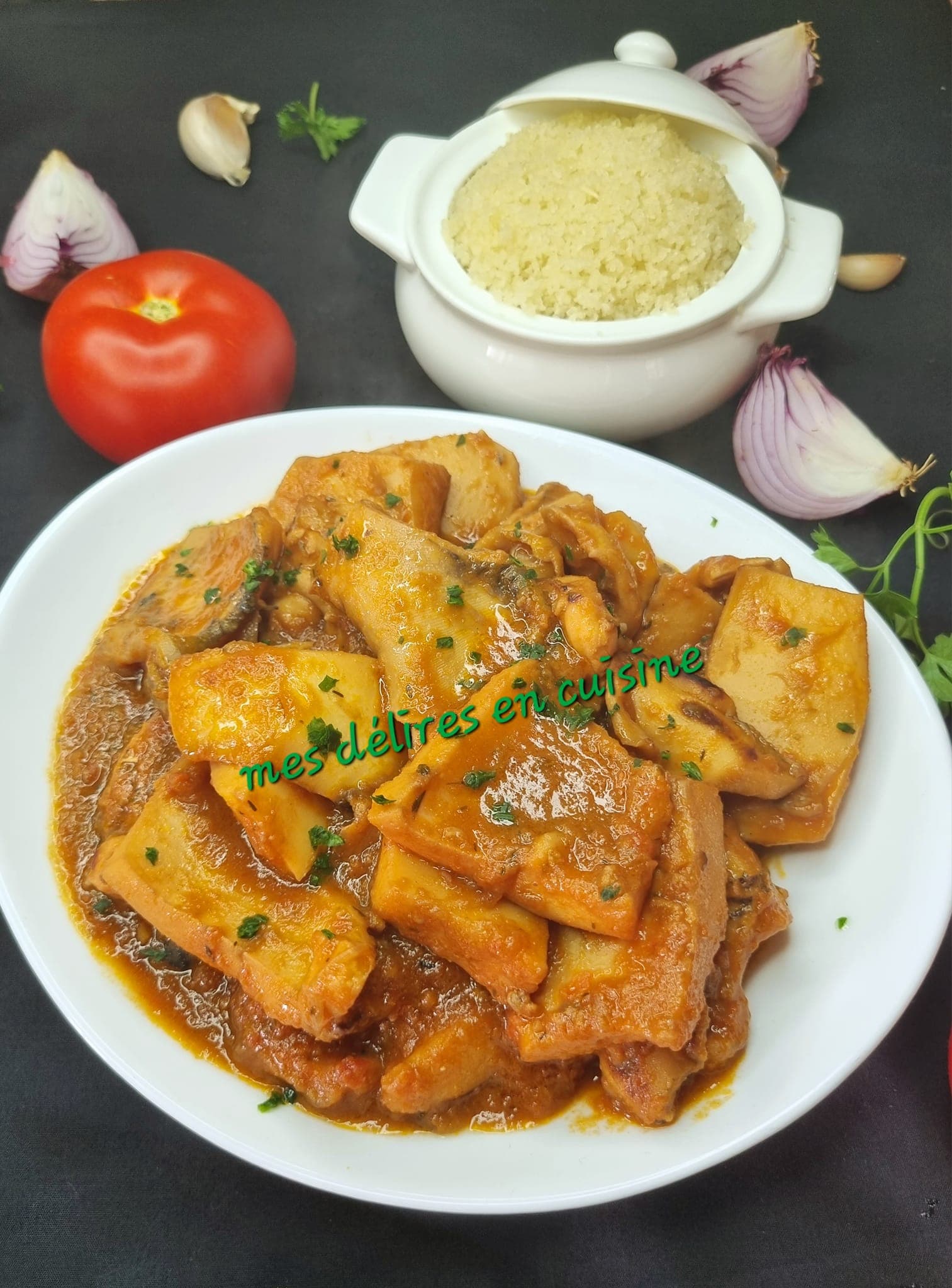 Calamar à la tomate : recette fruits de mer