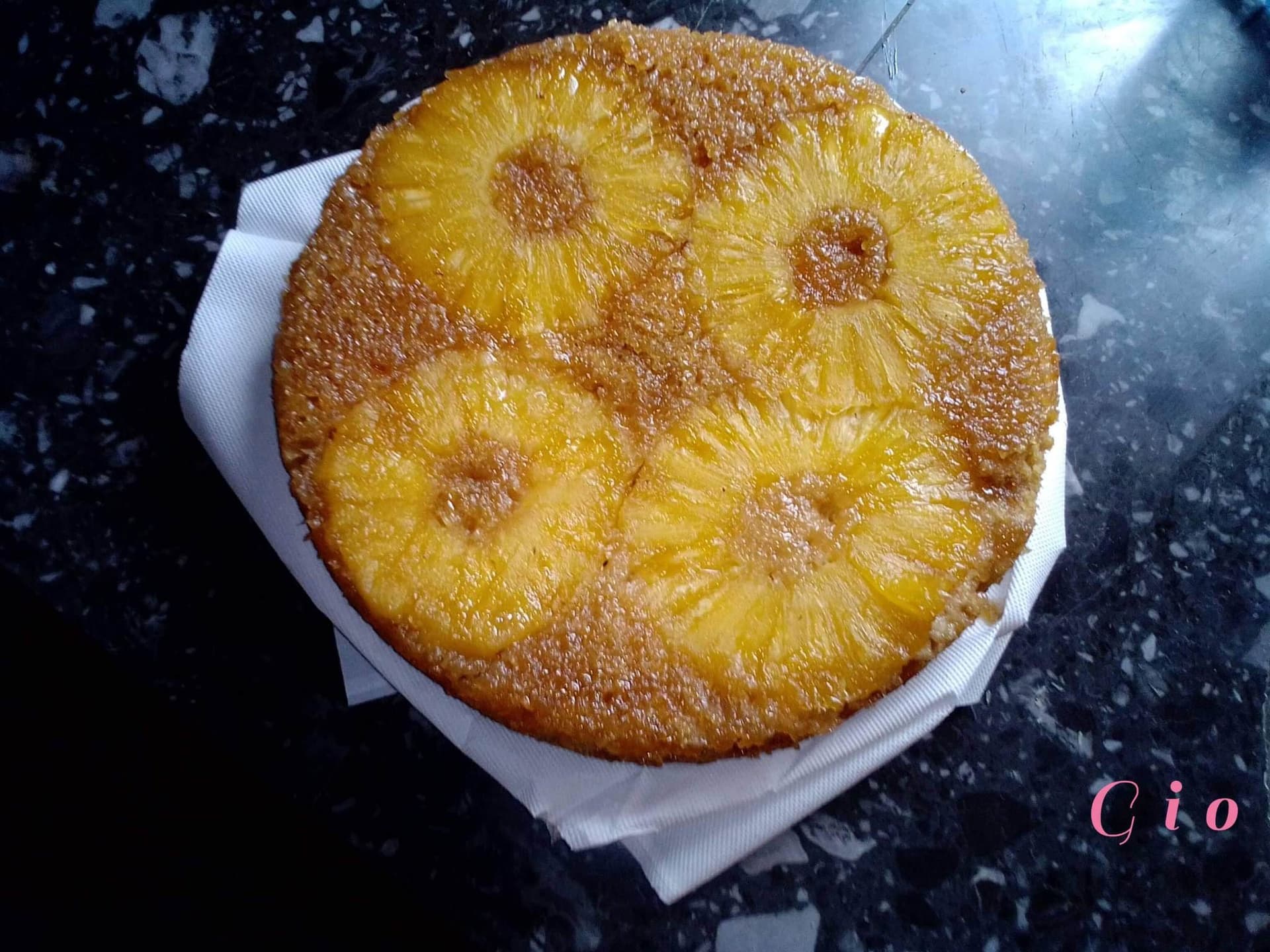 Gâteau caramélisé à l'ananas : recette gourmande