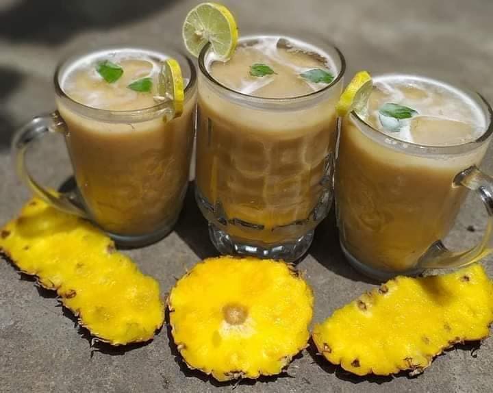 Jus de baobab ananas et lait caillé : recette fraîche