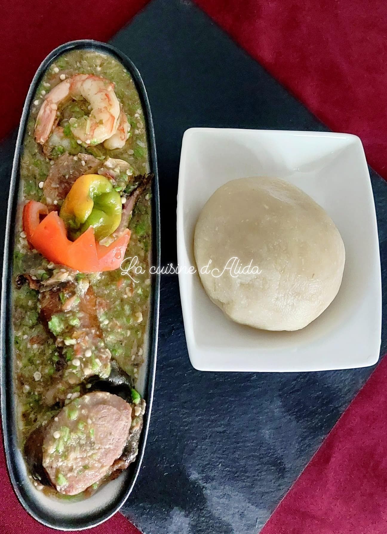 Sauce gombo au machoiron fumé : recette africaine