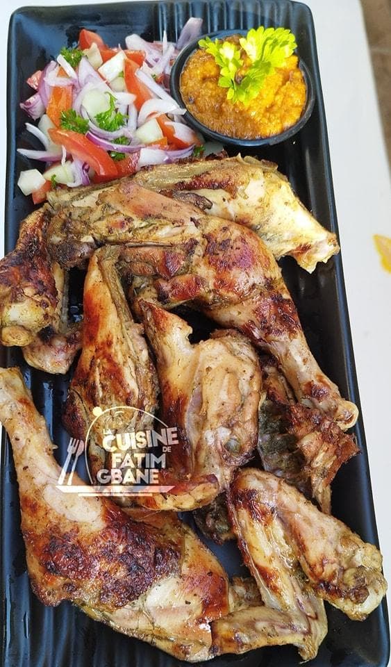 Poulet braisé aux marinades : recette assaisonnée