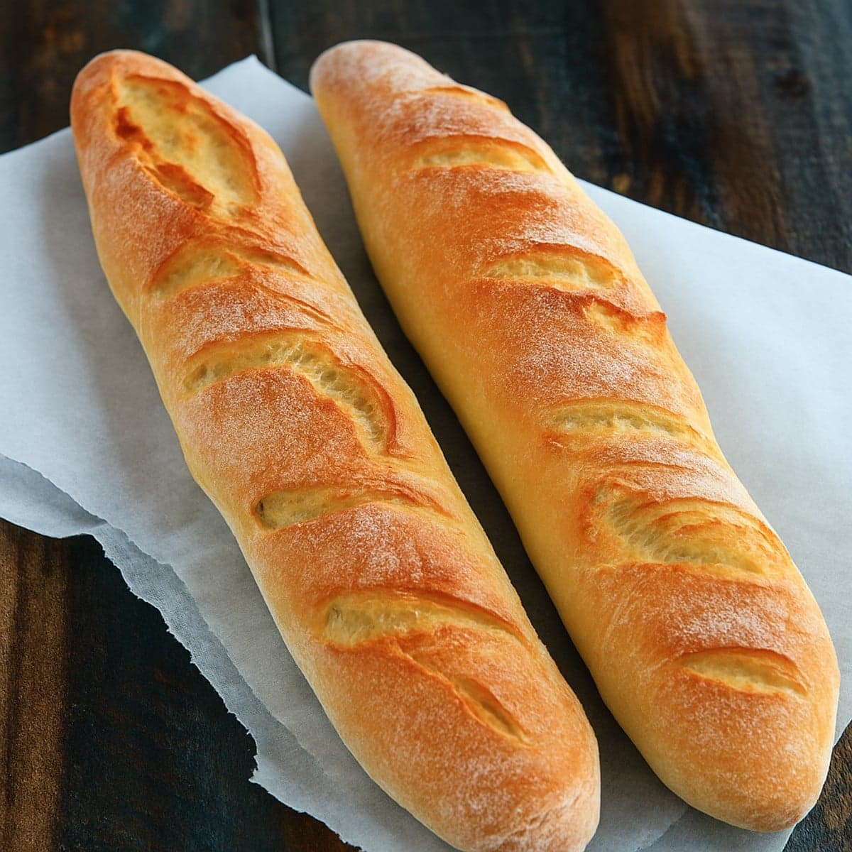 Baguette de pain fait maison.
