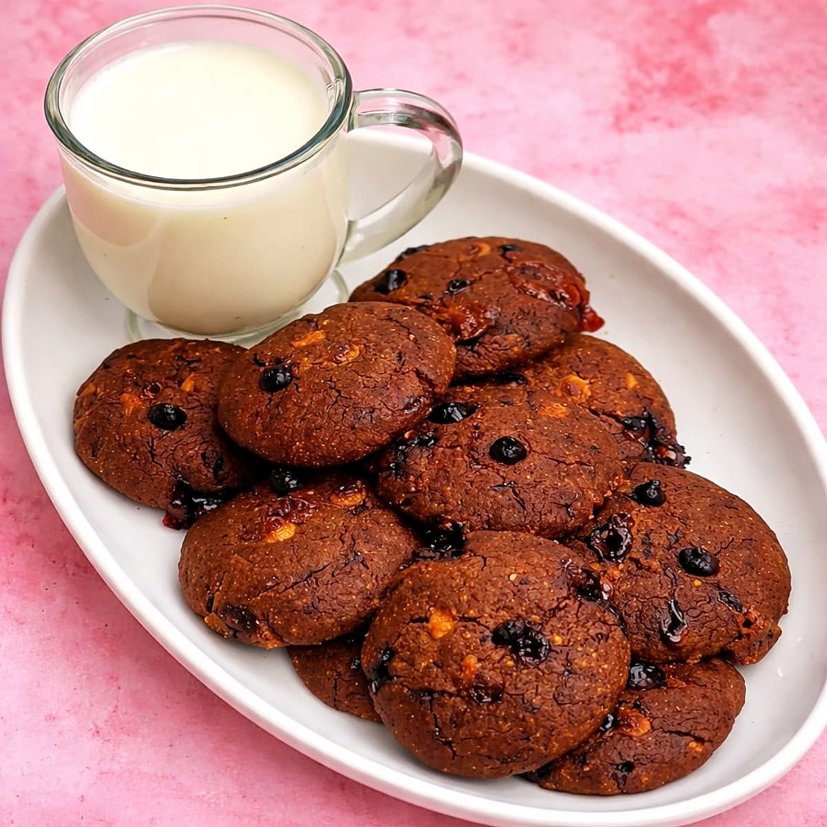 Cookies au chocolat croquant.