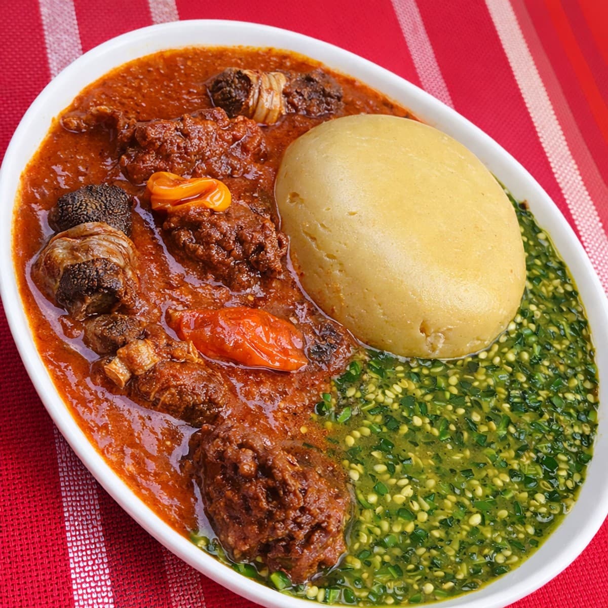 Du kabato à la sauce tomate et kopê