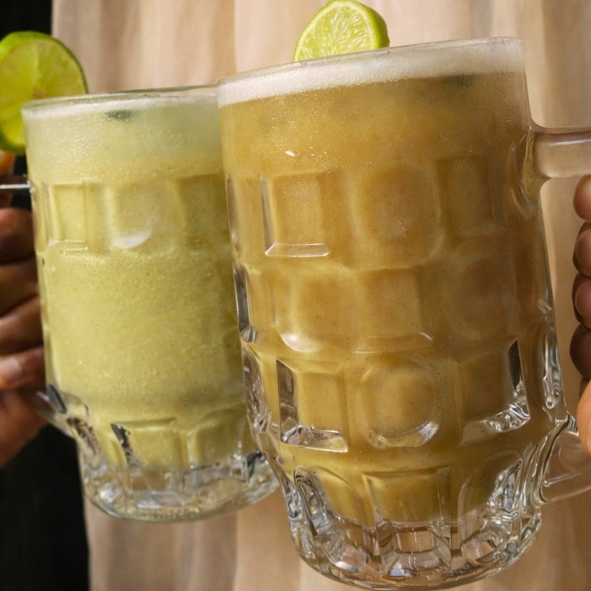 Jus de baobab à la menthe et au lait