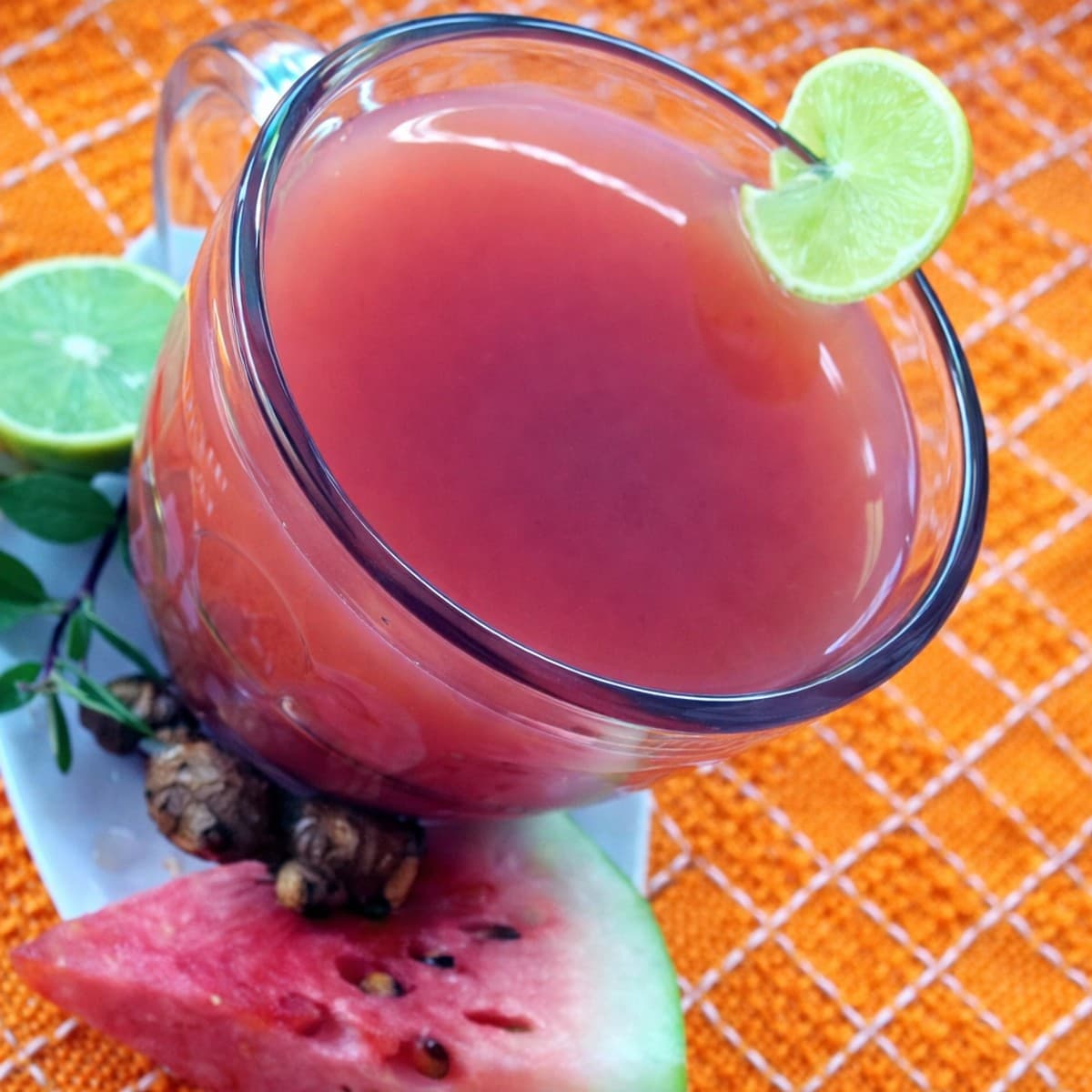 Jus de pastèque au gingembre