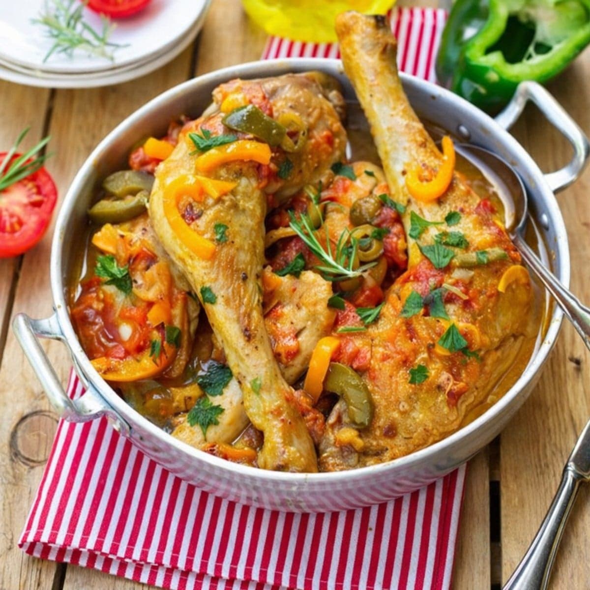 Poulet basquaise