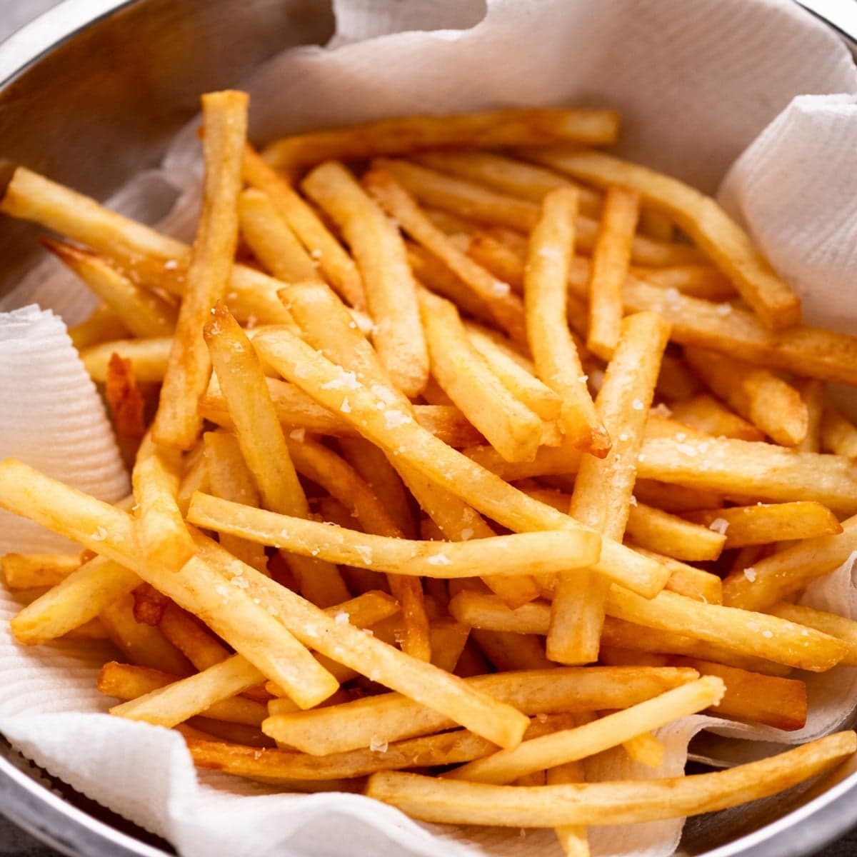 Pommes de terre frites croustillantes : astuces
