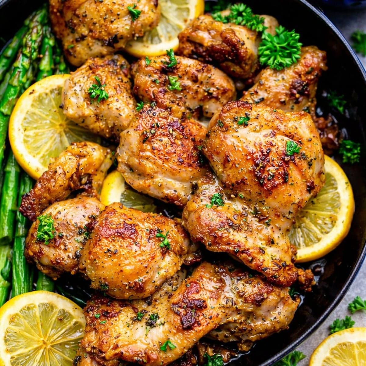 Poulet au beurre et au citron