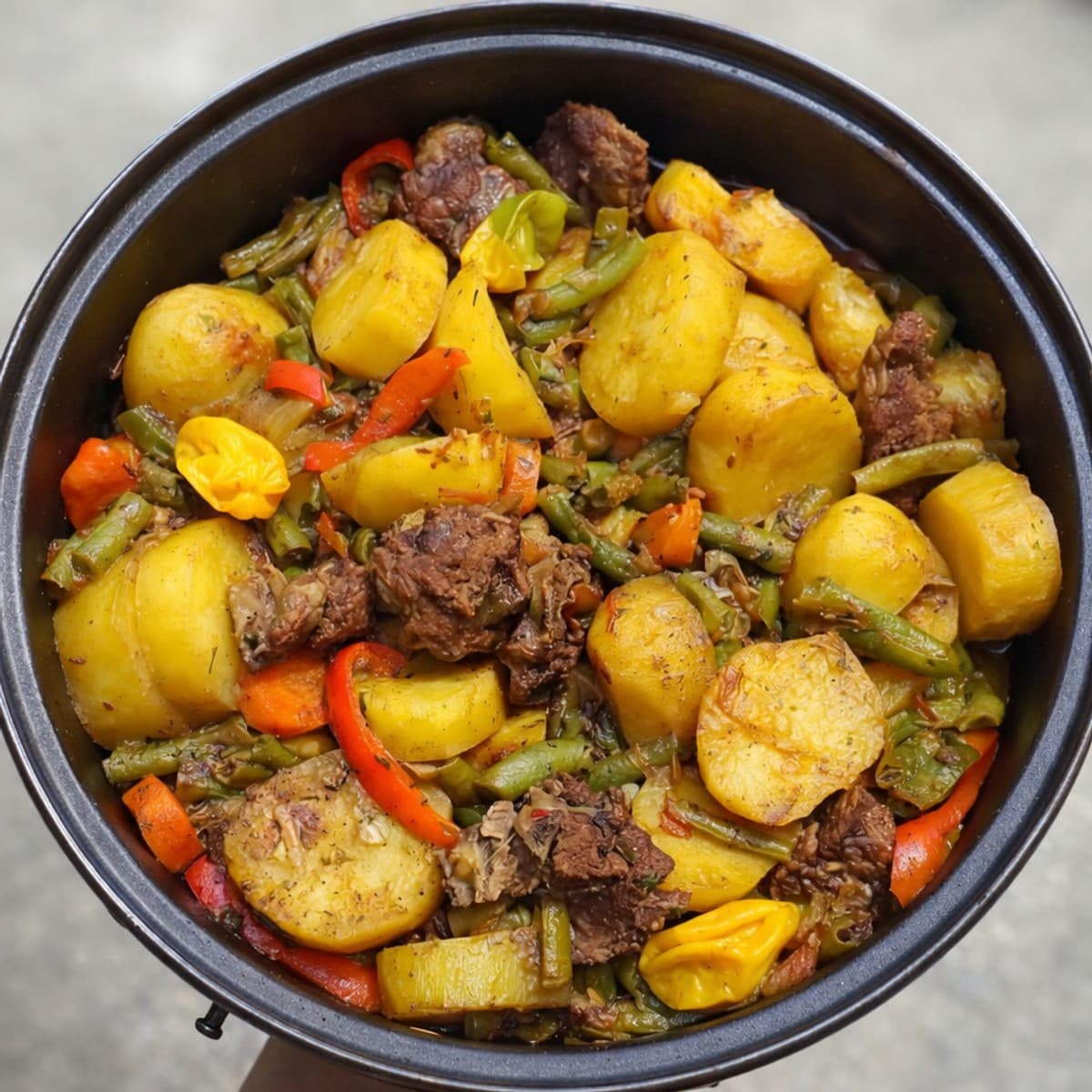 Ragoût de pommes de terre au boeuf