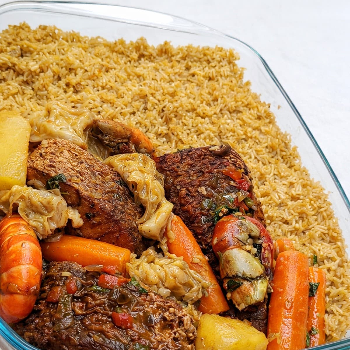 Riz gras au poisson délicieux : recette africaine