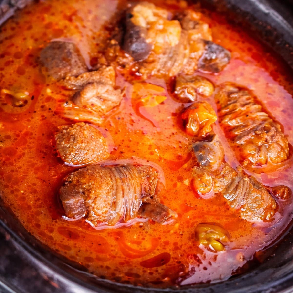 Soupe de tripes de mouton