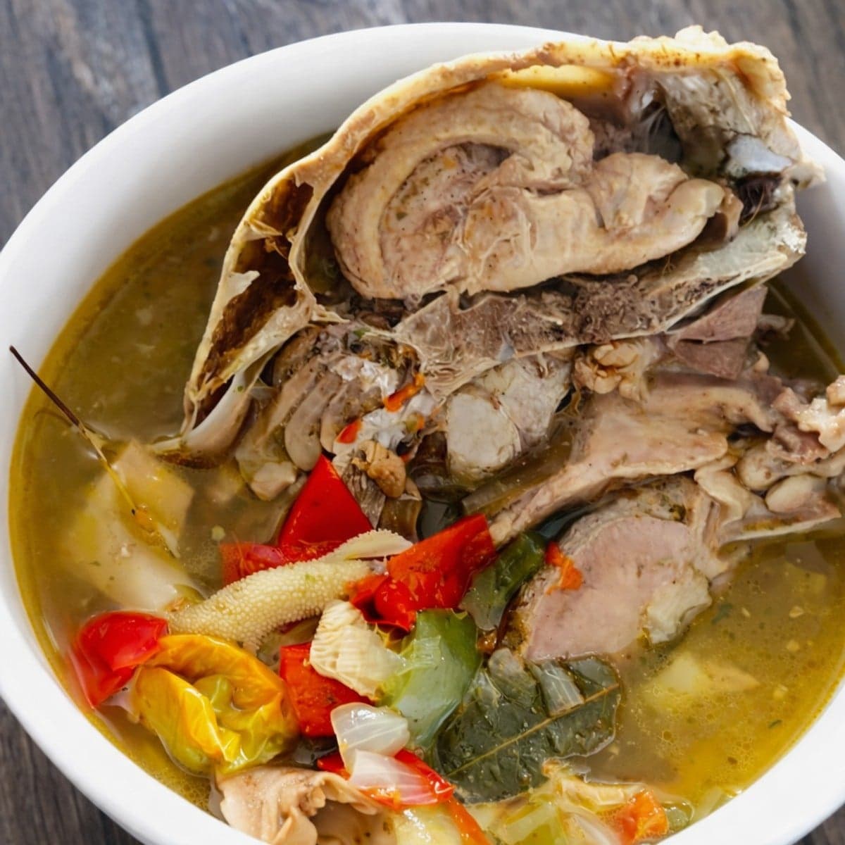 Soupe de tête de mouton