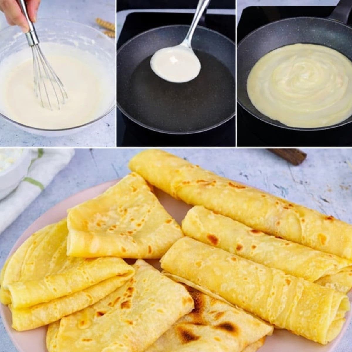 Tortillas de blé souples et élastiques maison