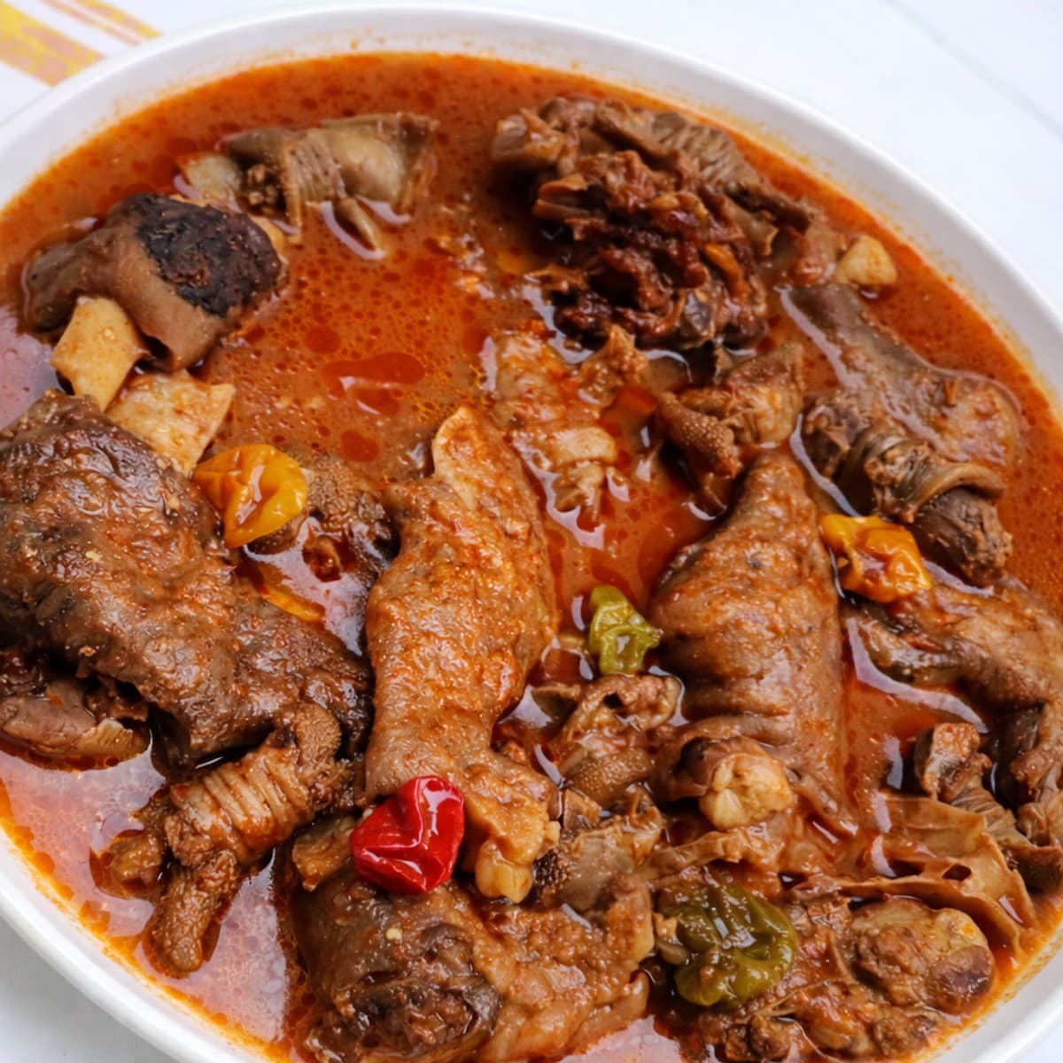 Une délicieuse soupe de cabri