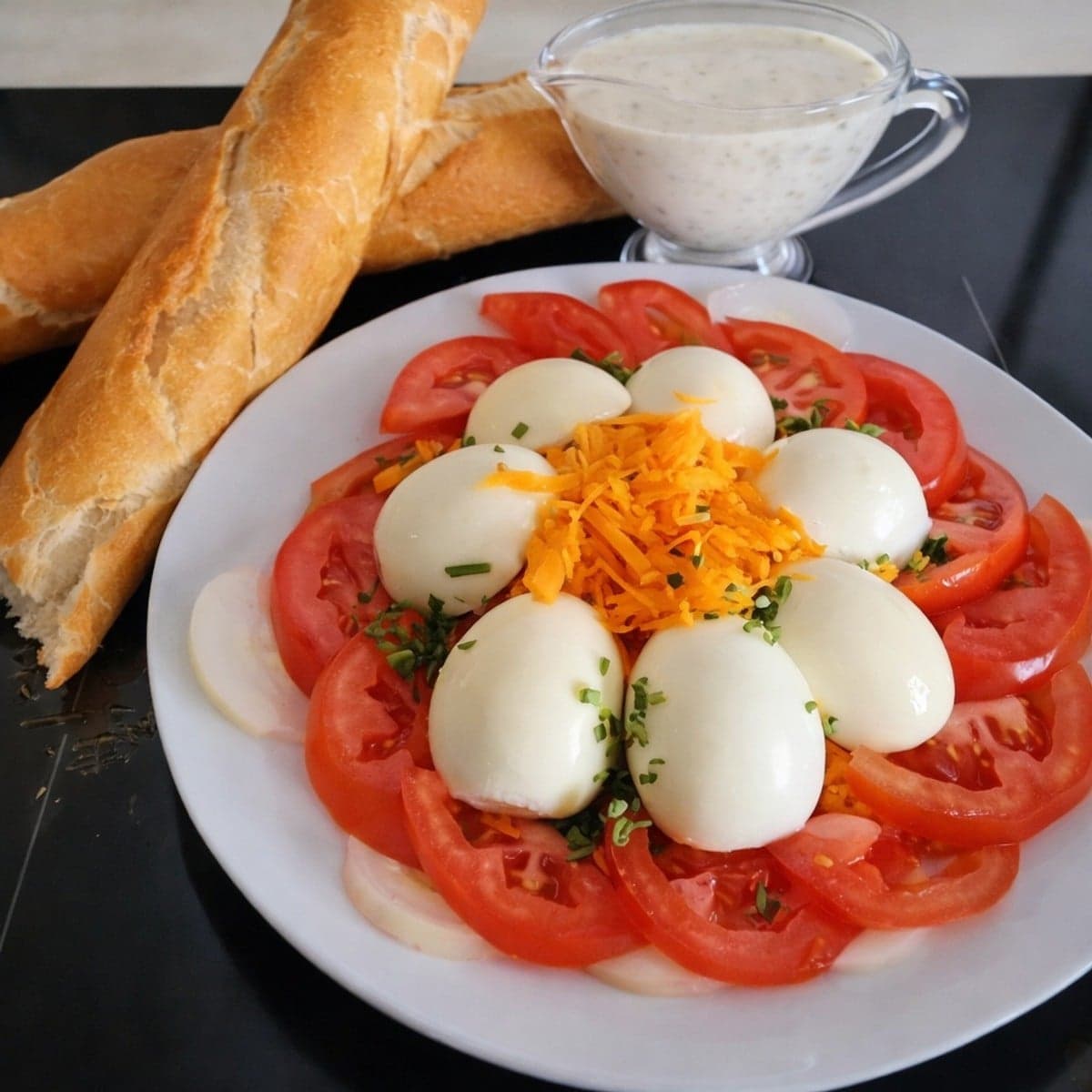 Assiette de crudités fraicheur