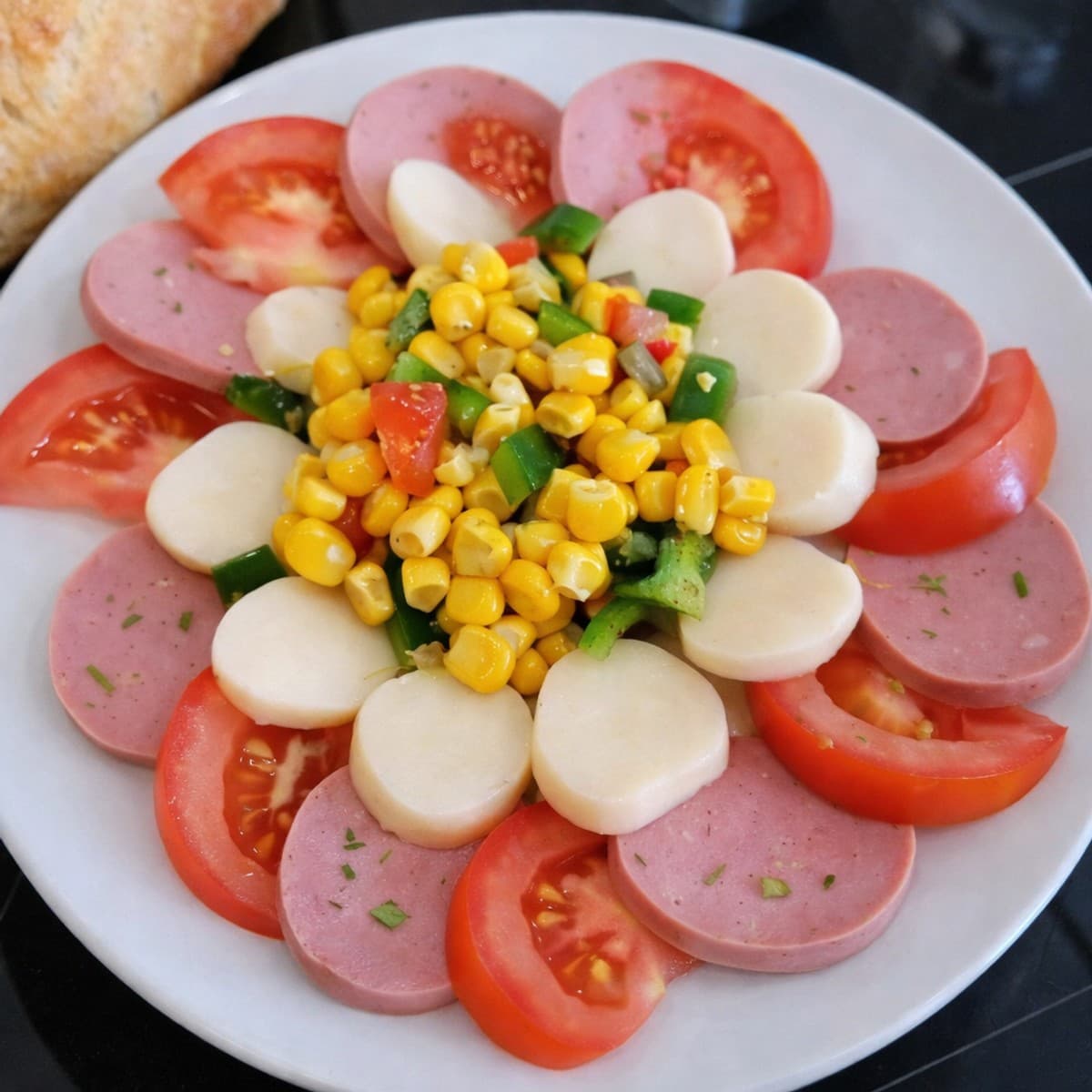 Assiette de salade composée