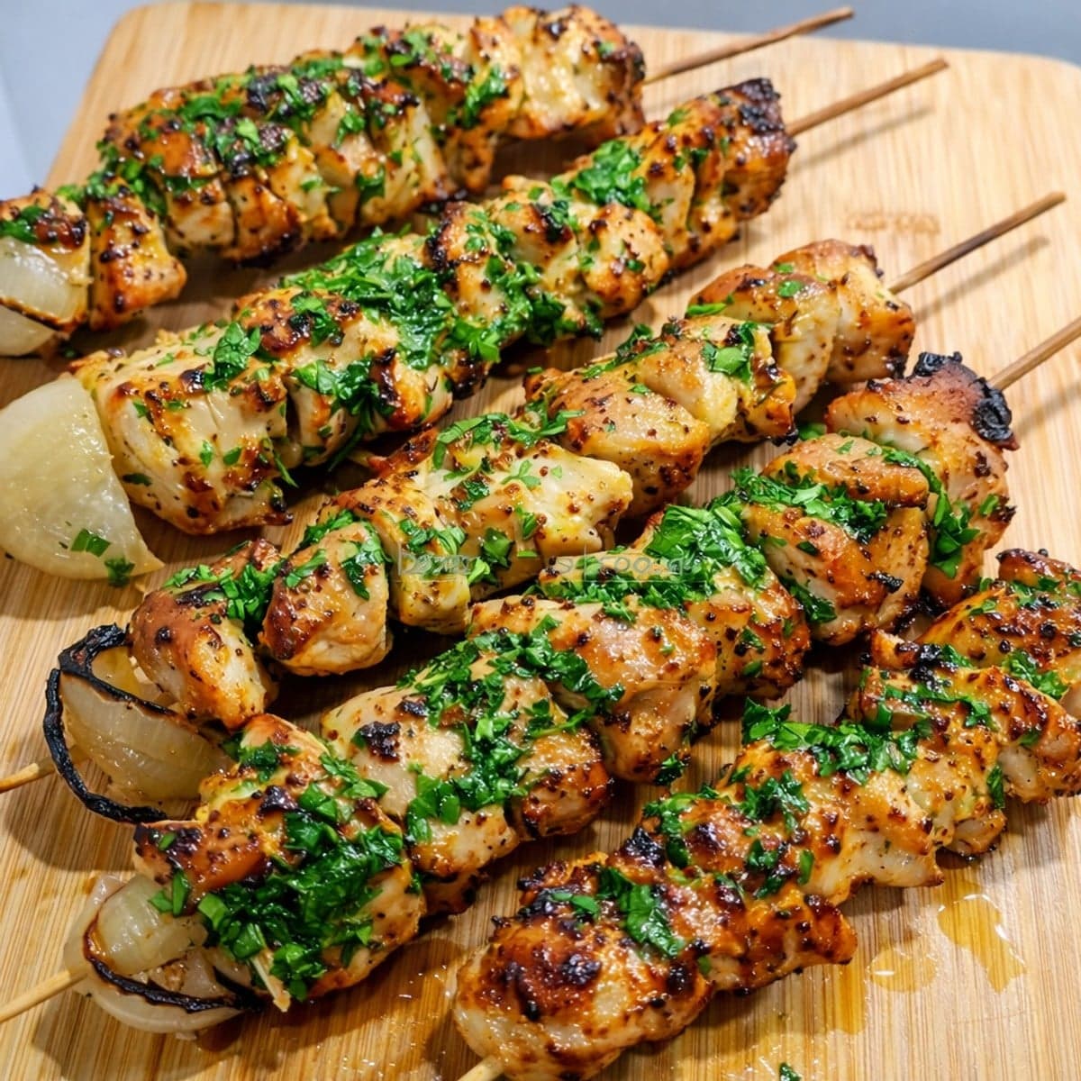 Brochettes de blanc de poulet : recette grillée