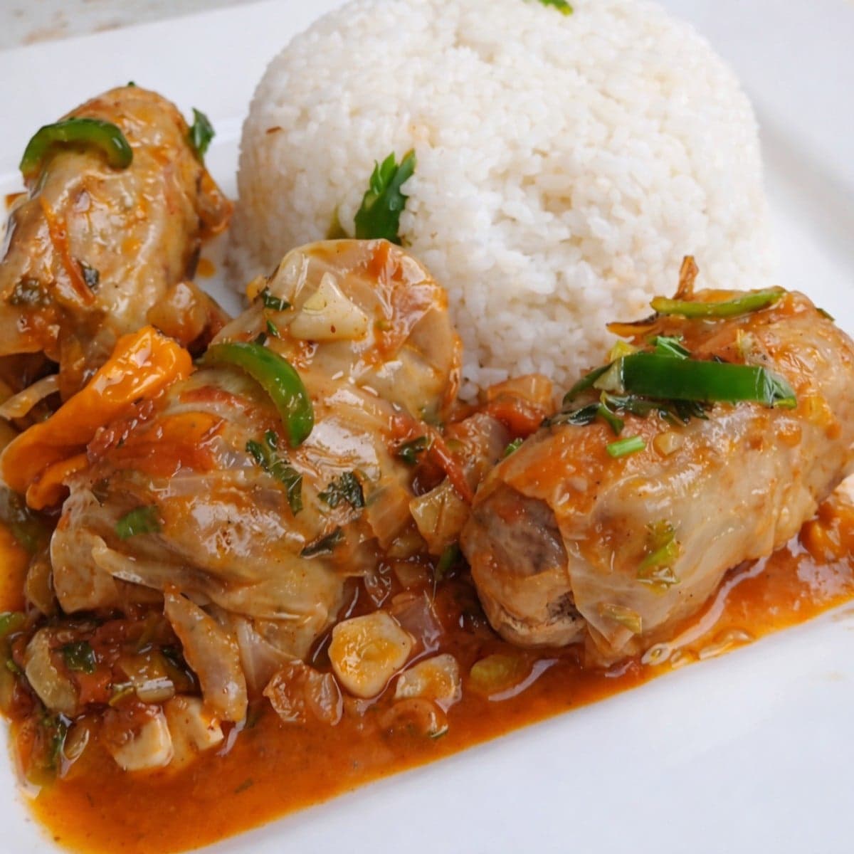 Chou farci à la viande hachée