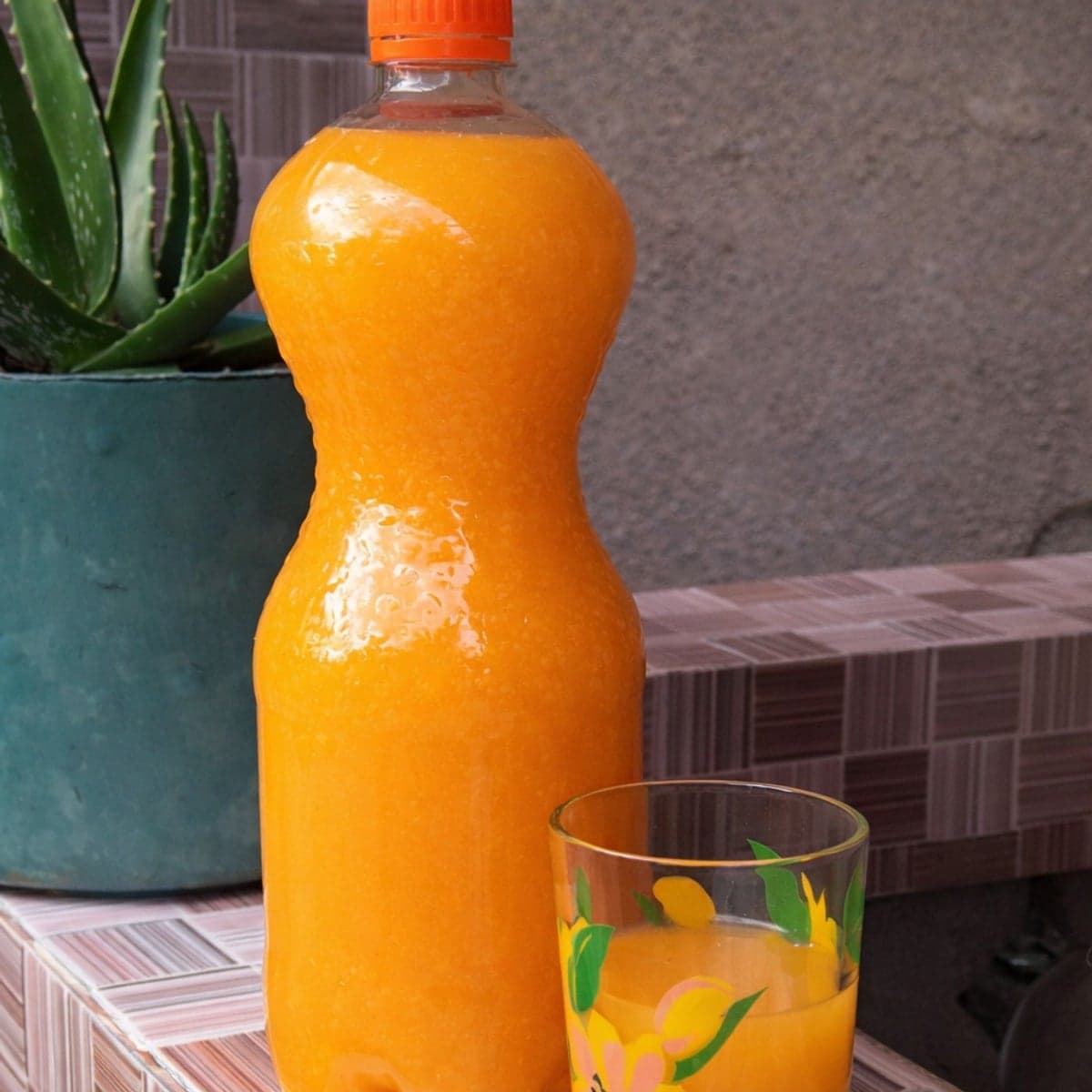 Cocktail de fruits de passion et madarine
