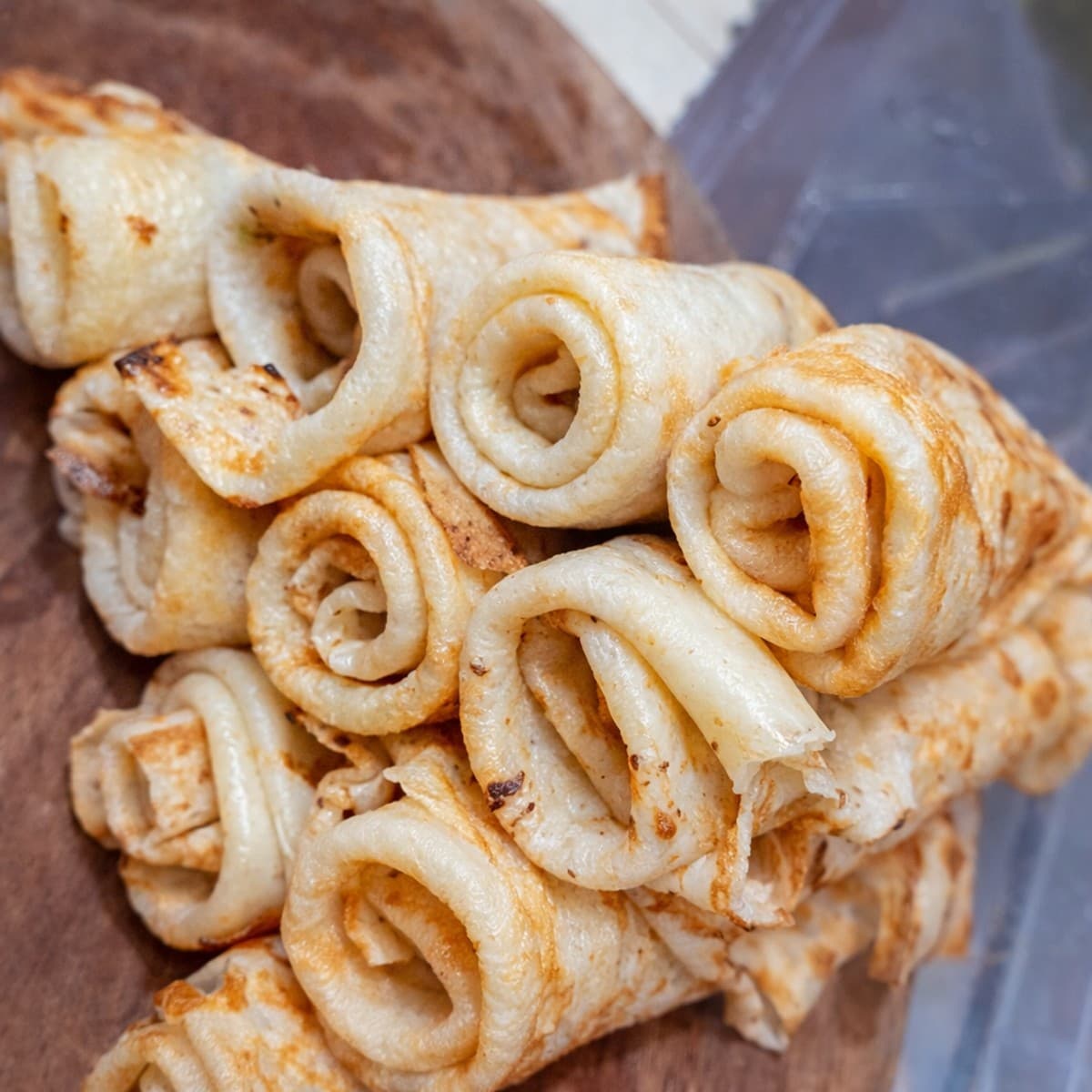 Crêpe aux petites de chocolat