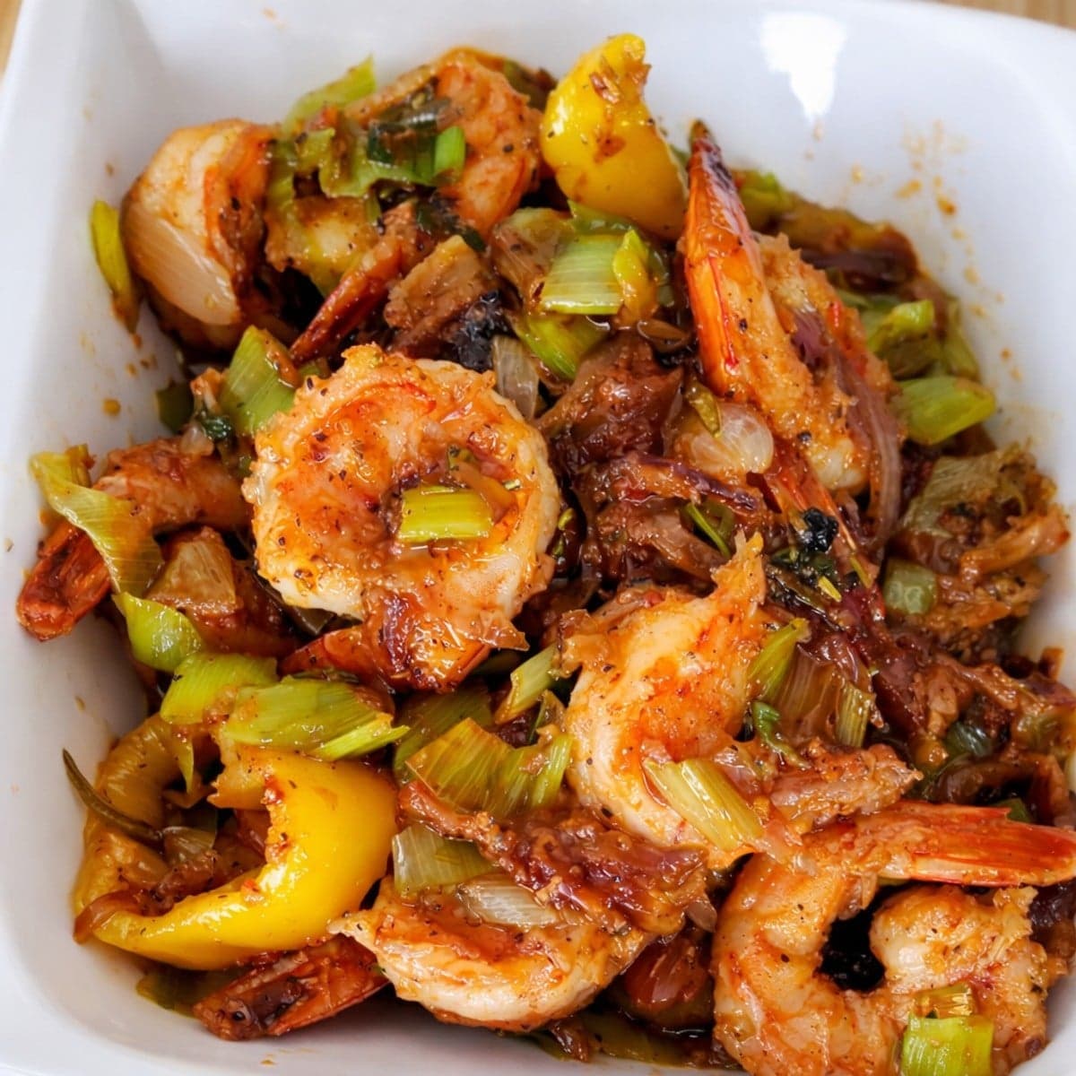 Crevettes au beurre, à l’ail et au poivre 😋