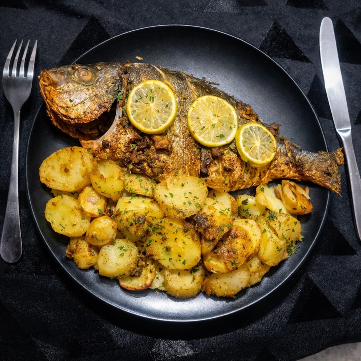 Daurade aux saveurs indiennes
