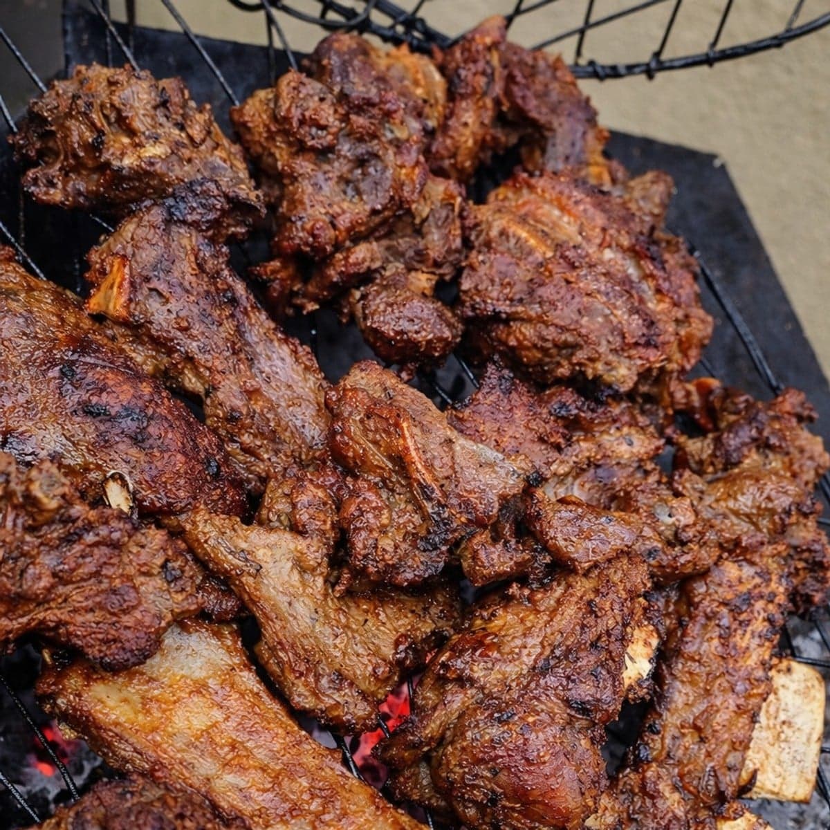 Délicieux mouton braisé