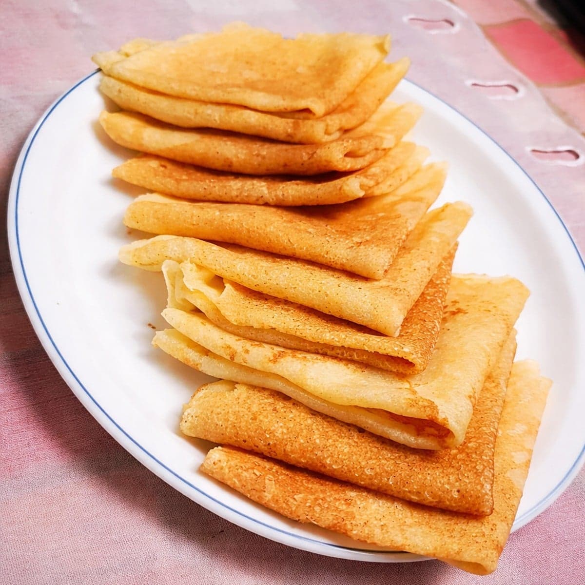 Des crêpes fondantes.