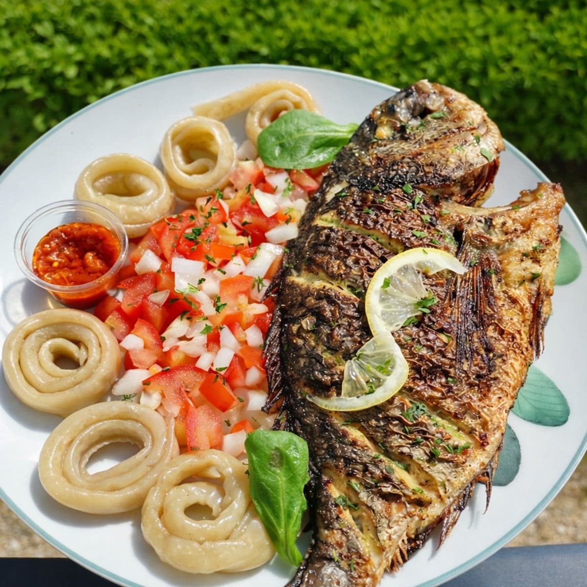 Dorade braisée à la poêle
