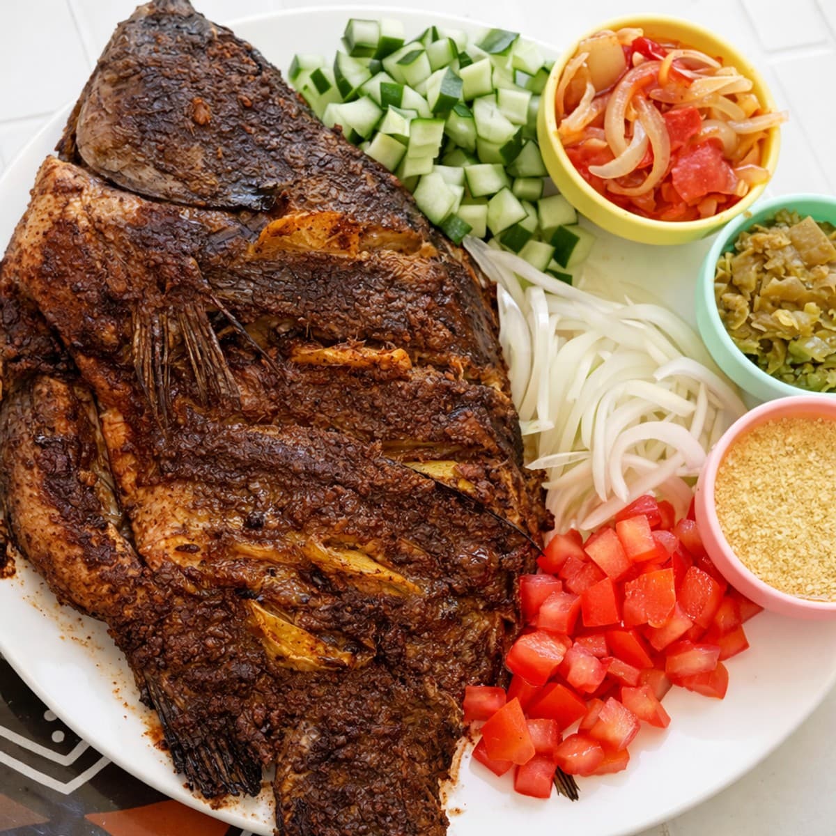 Du poisson au four aux multiples épices