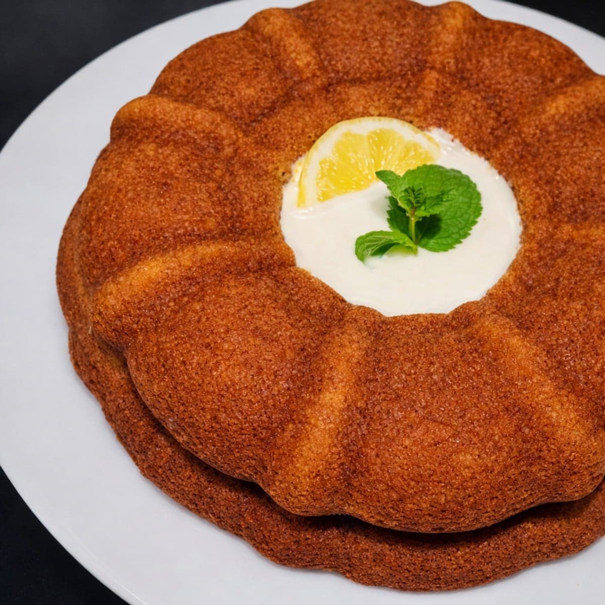 Gateau au yaourt saveur citron vanille