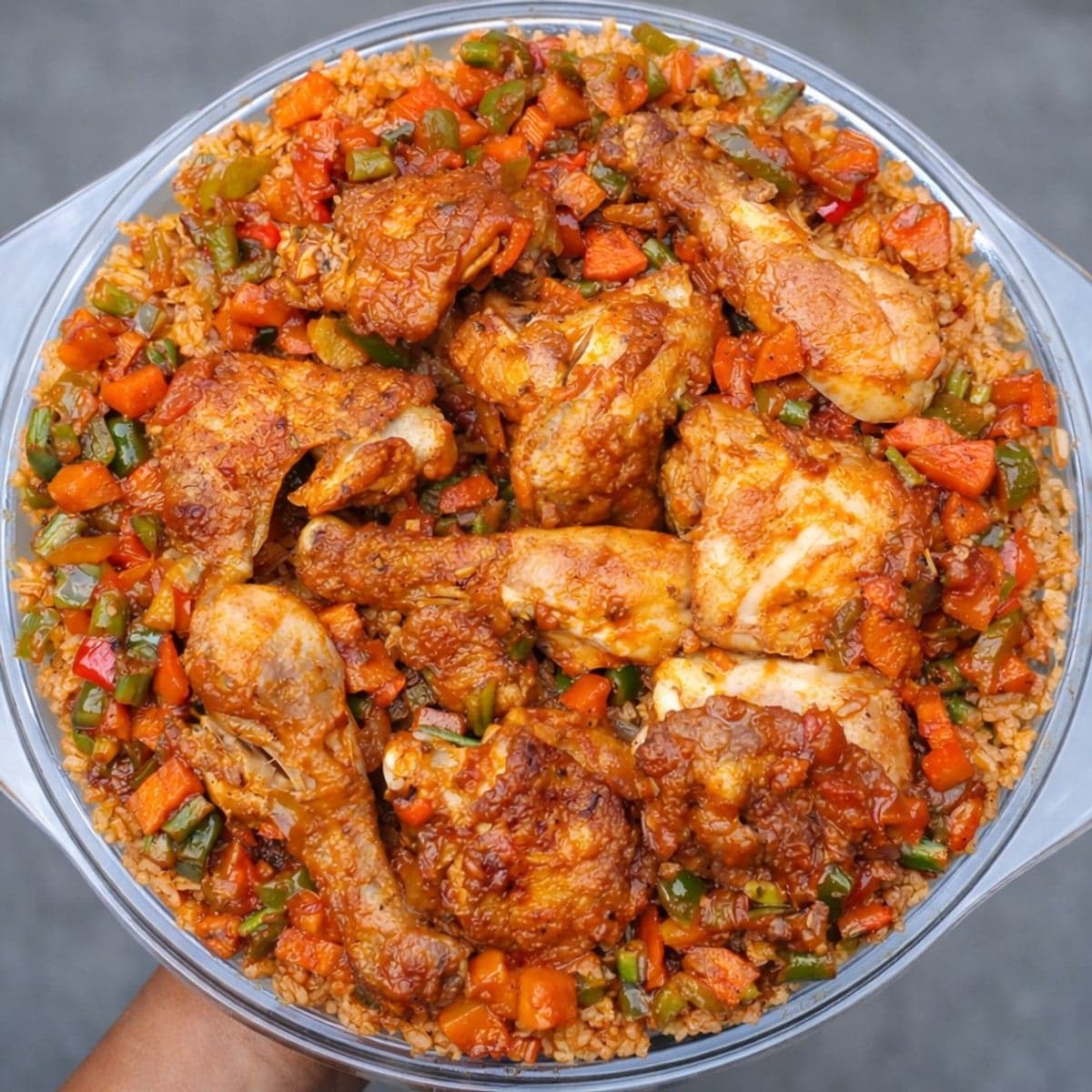 Jollof rice au poulet