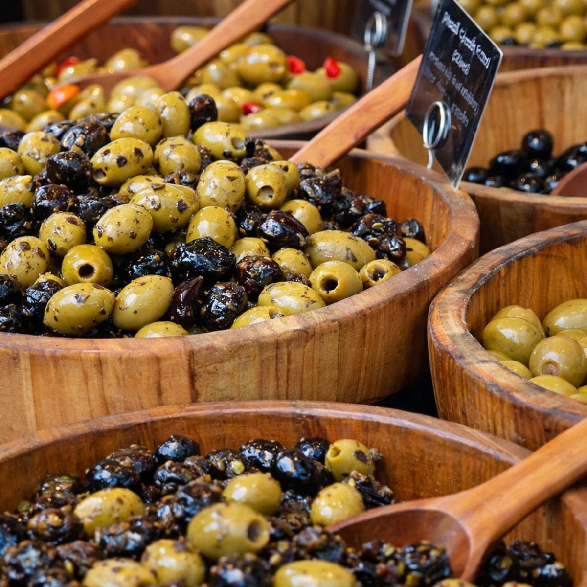 La différence entre les olives vertes et les olives noires