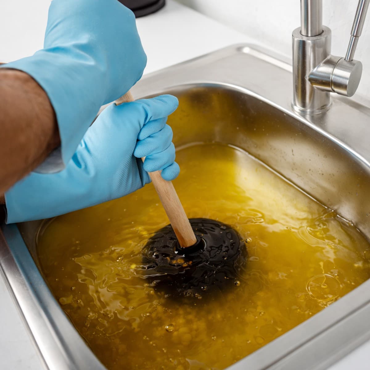 La meilleure façon de déboucher votre évier sans utiliser de produits coûteux.