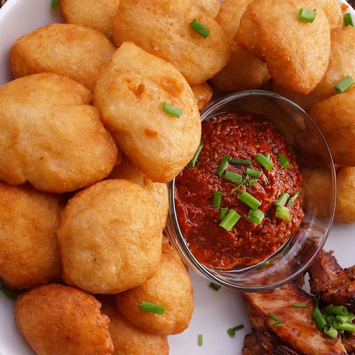 Les beignets de haricots