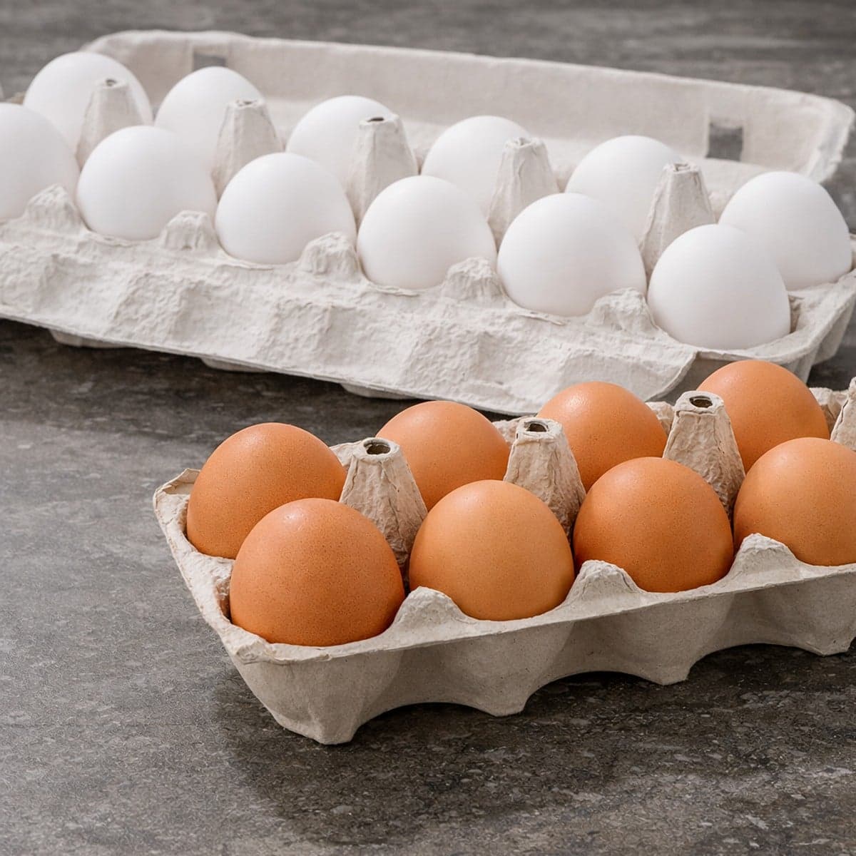 Les œufs blancs sont-ils différents des œufs bruns?