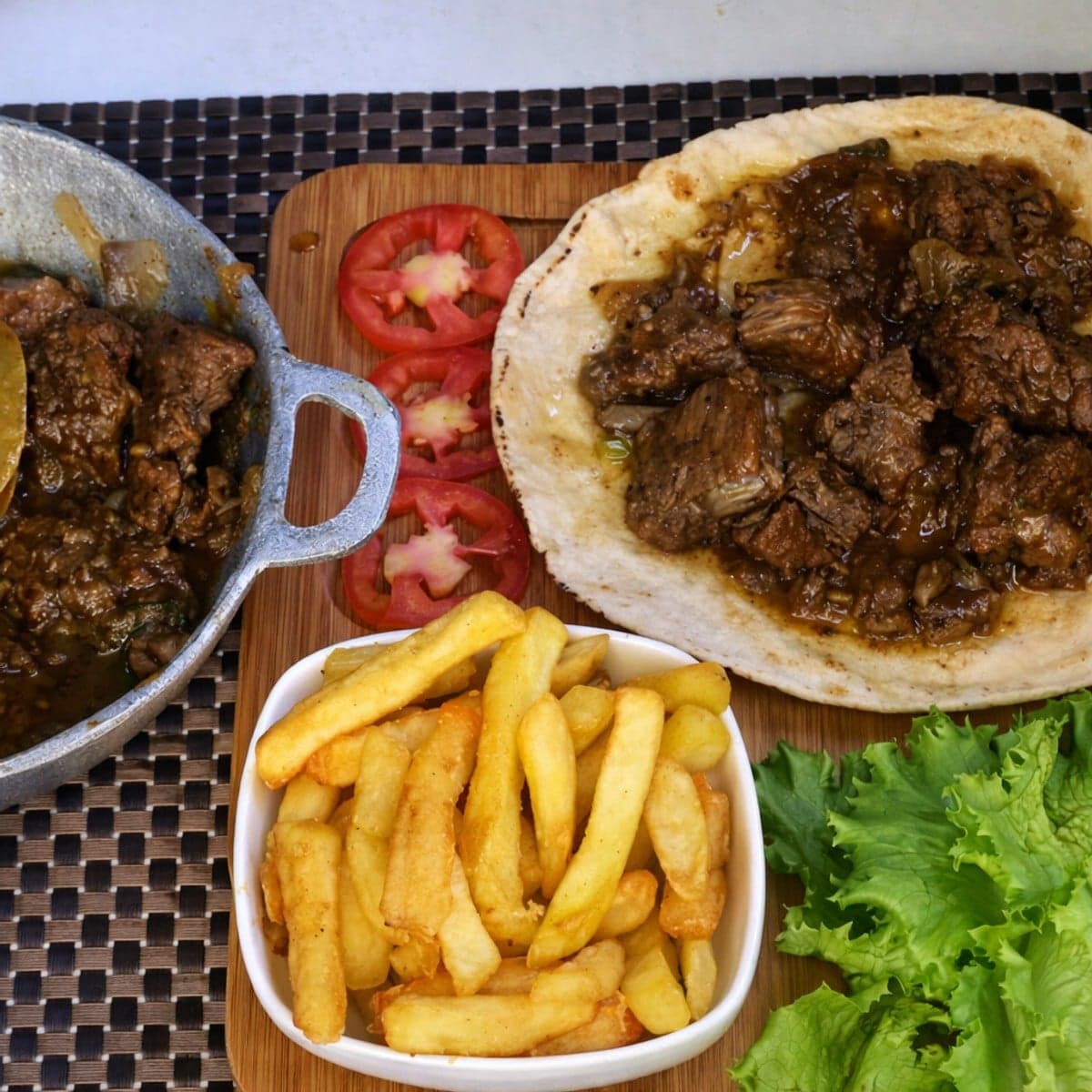Mijoté de viande tendre et délicieux.