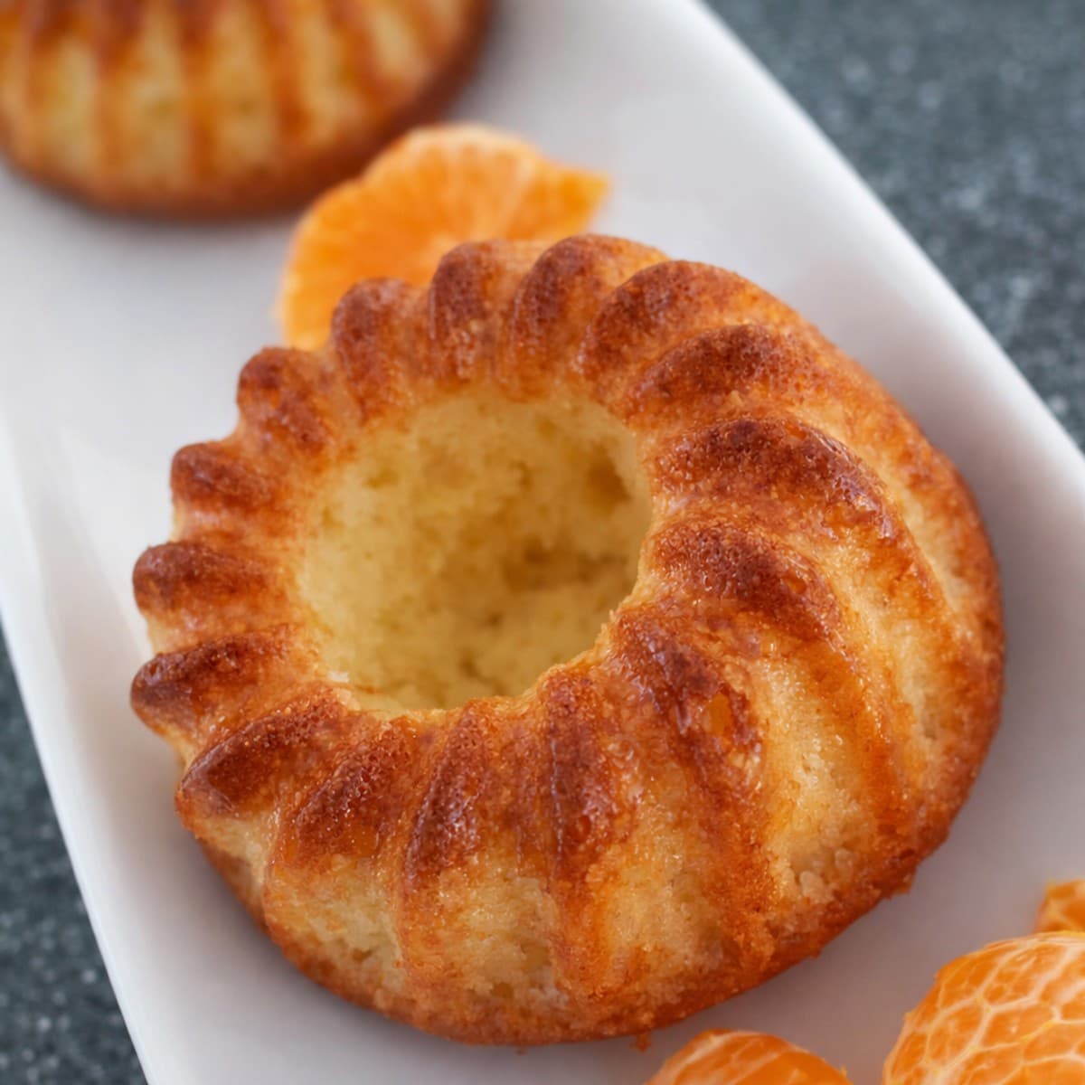 Mini-cake a la clémentine