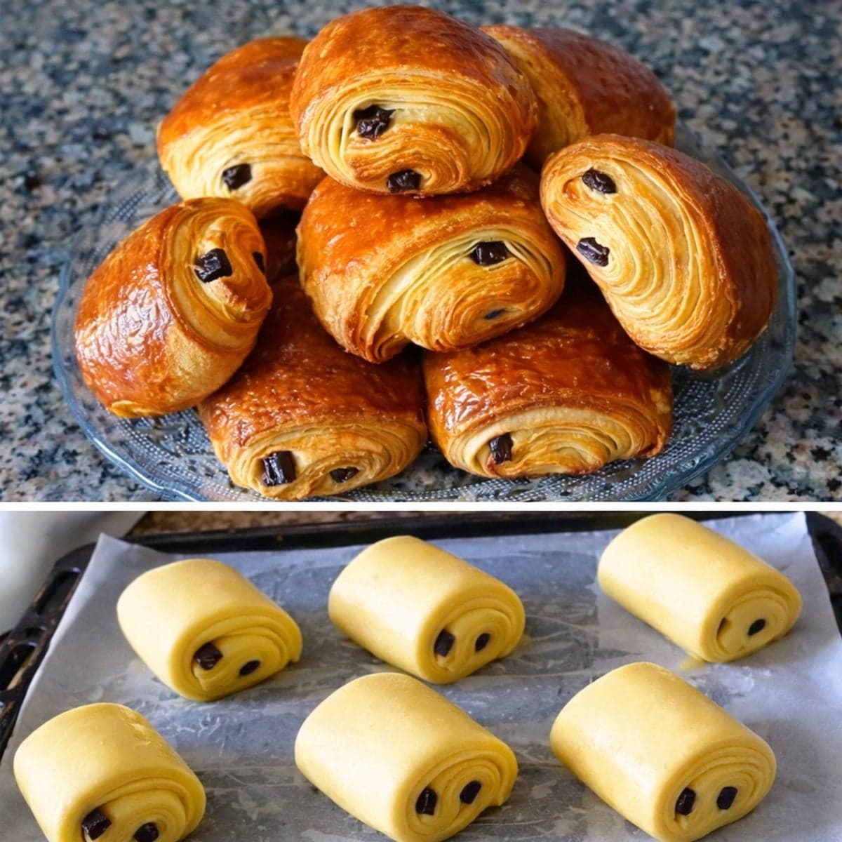Pains au chocolat maison