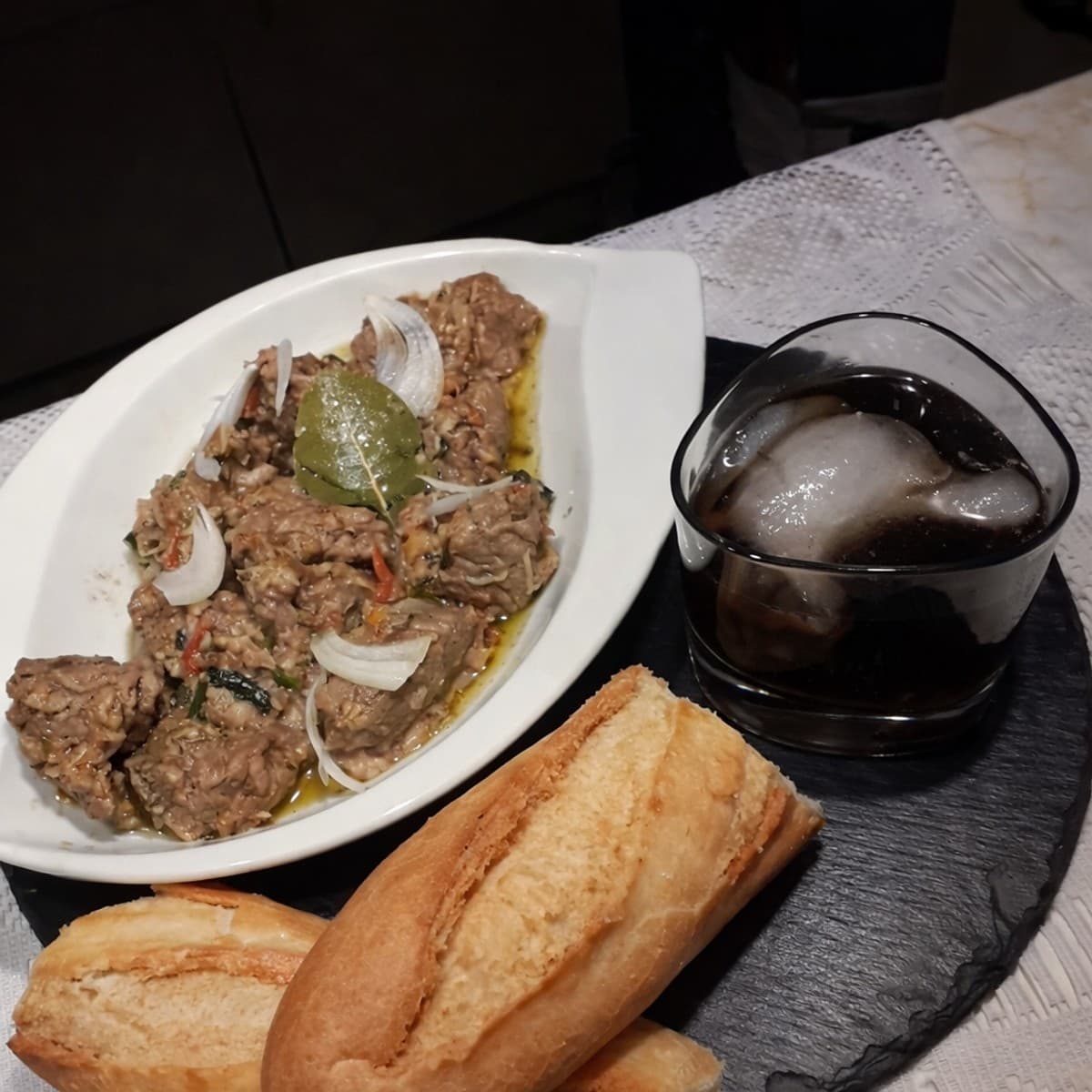 Pain viande et son témoin