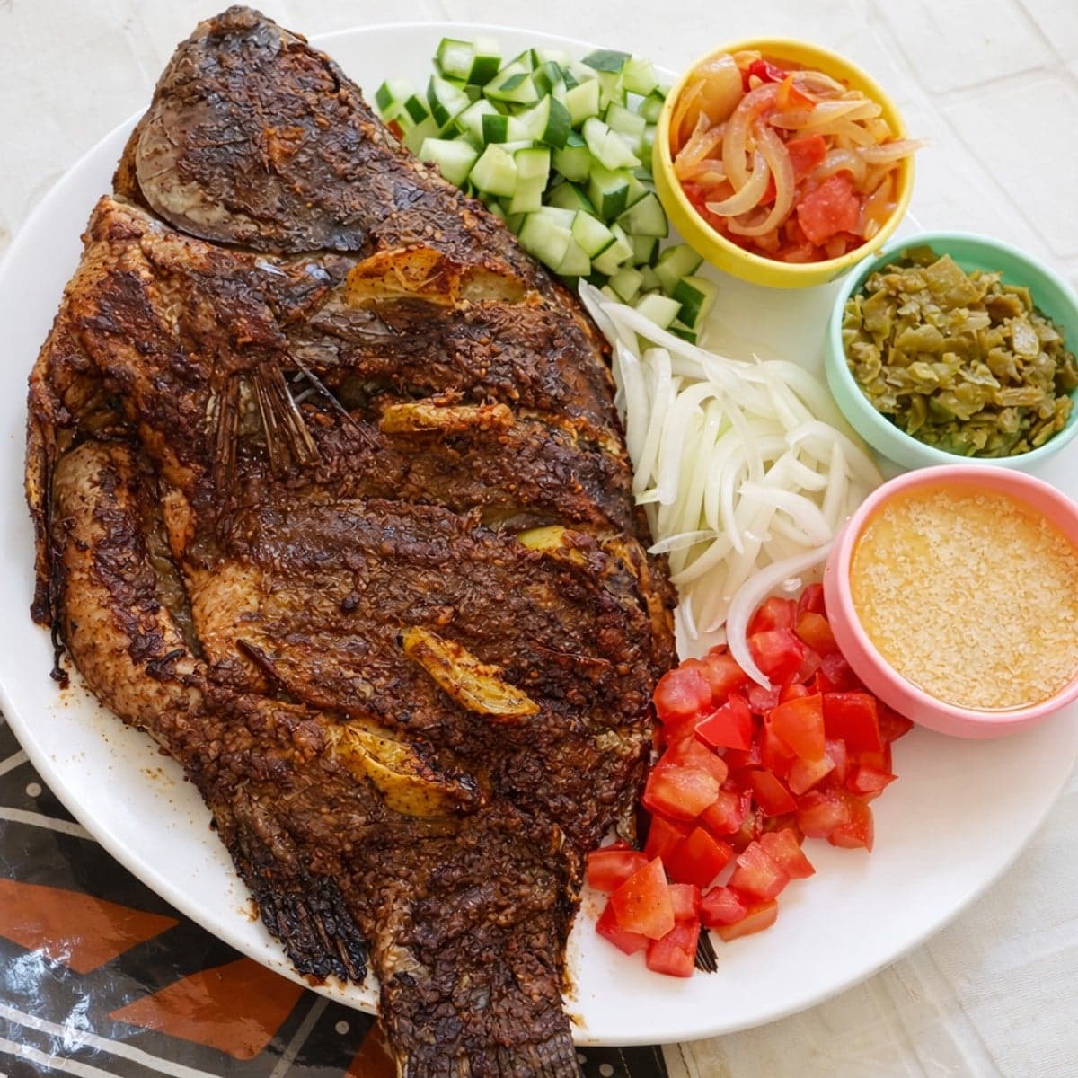 Poisson au four aux multiples épices