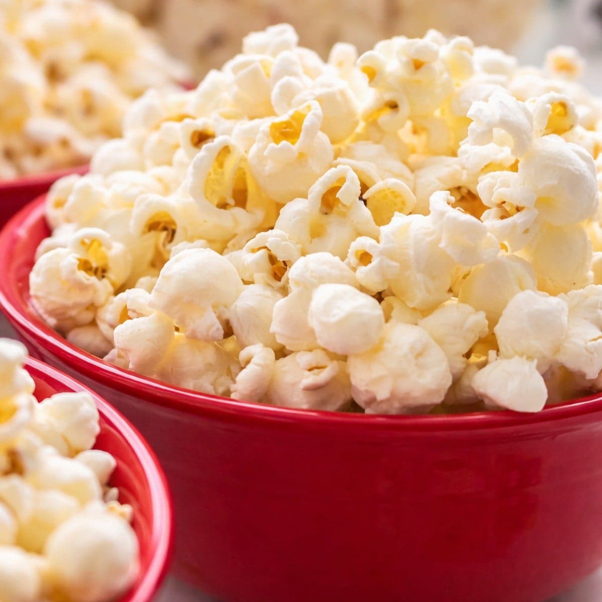 Popcorn fait à l’eau.