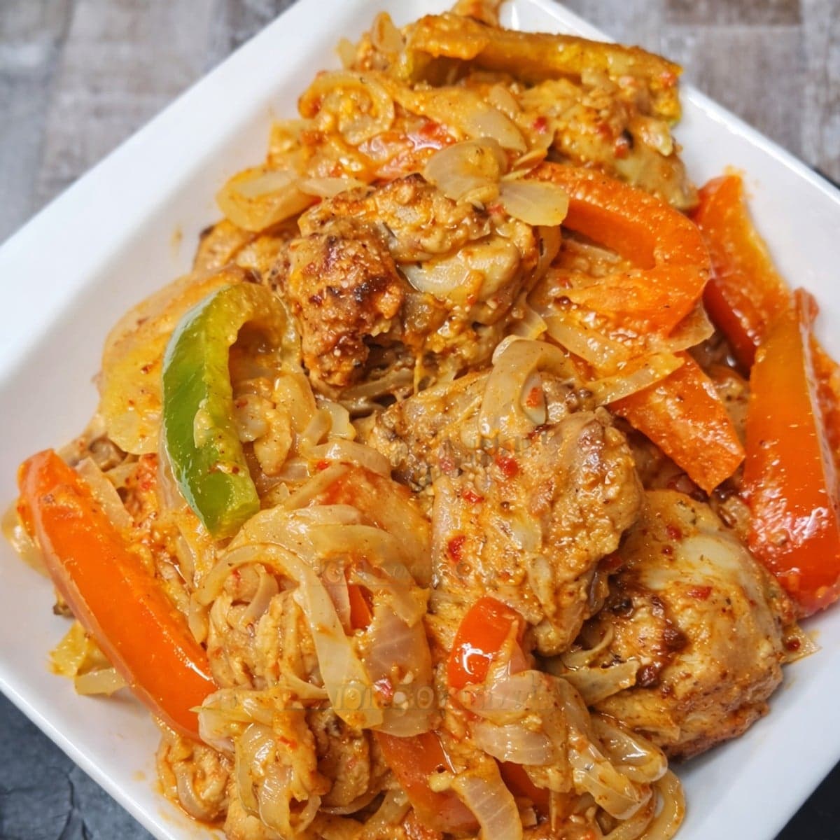 Poulet à la moutarde ( yassa)
