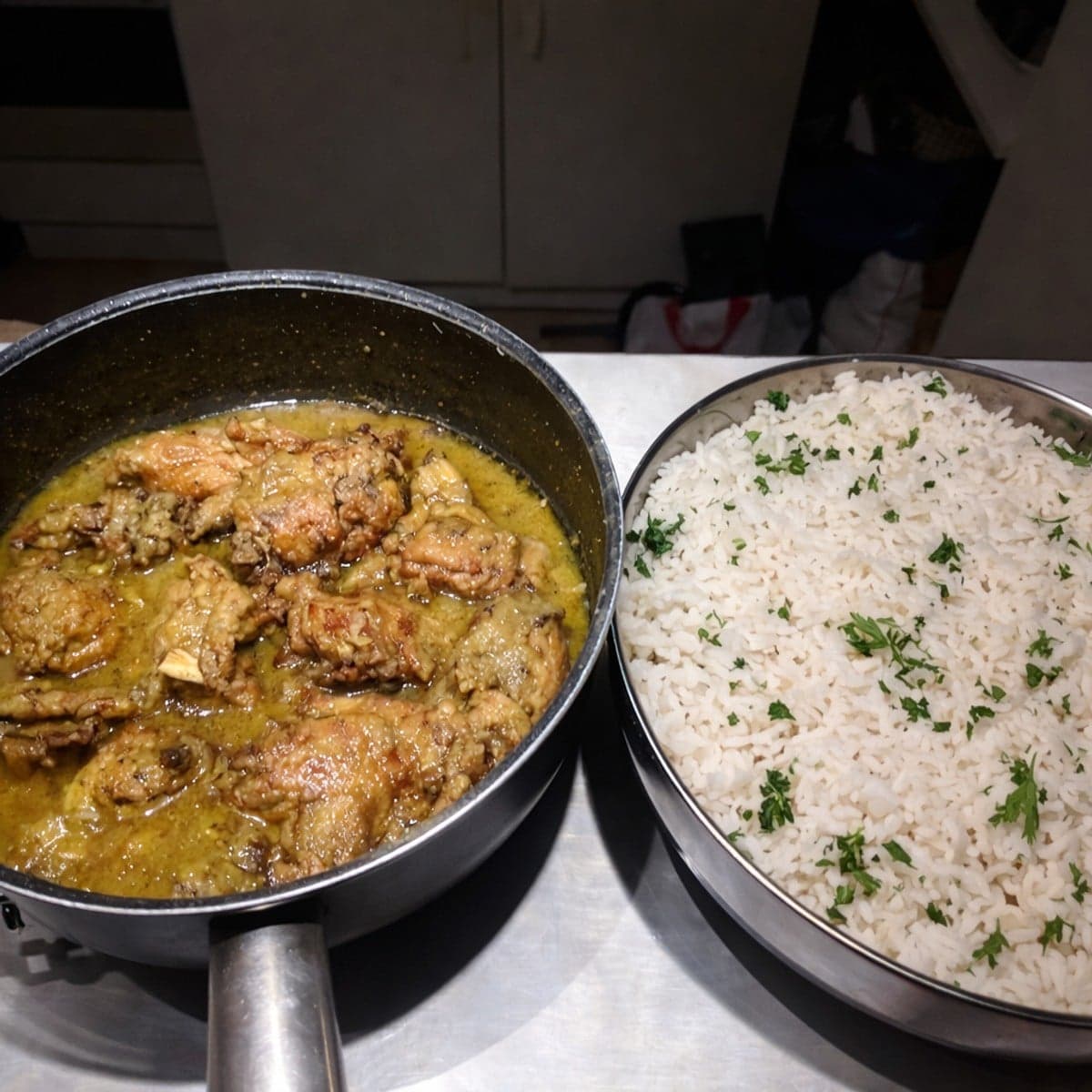 Poulet au curry et lait de coco : recette