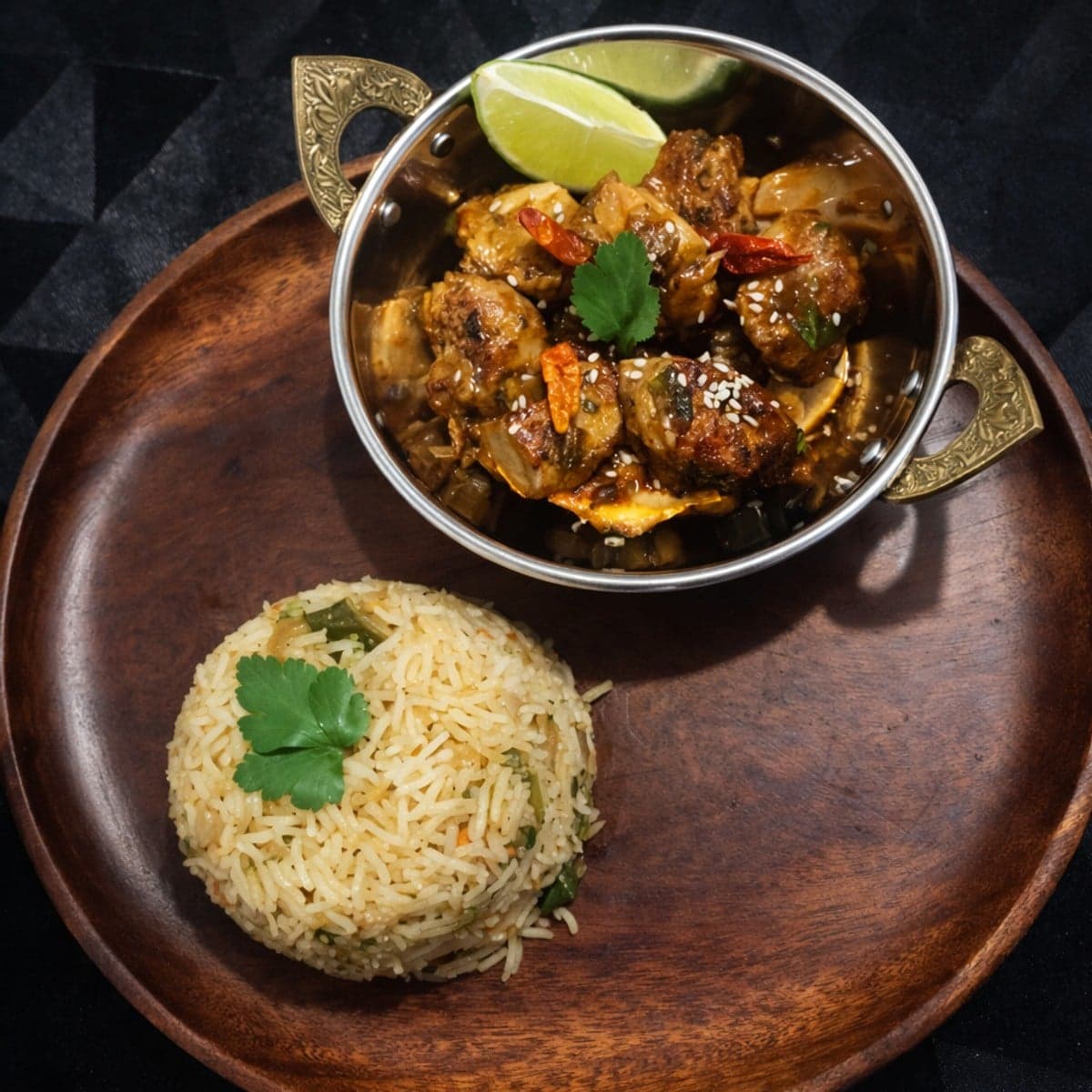 Poulet aux saveurs asiatiques